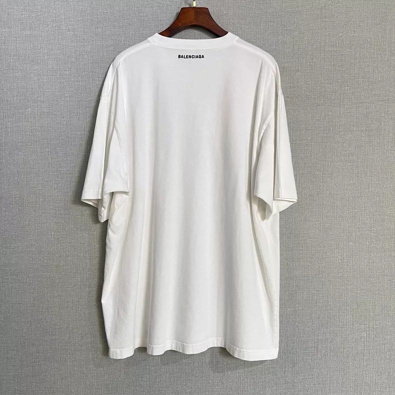 Balenciaga Balenciaga White fluorescent smiley face embroidered logo Size US S / EU 44-46 / 1 - 2 Thumbnail