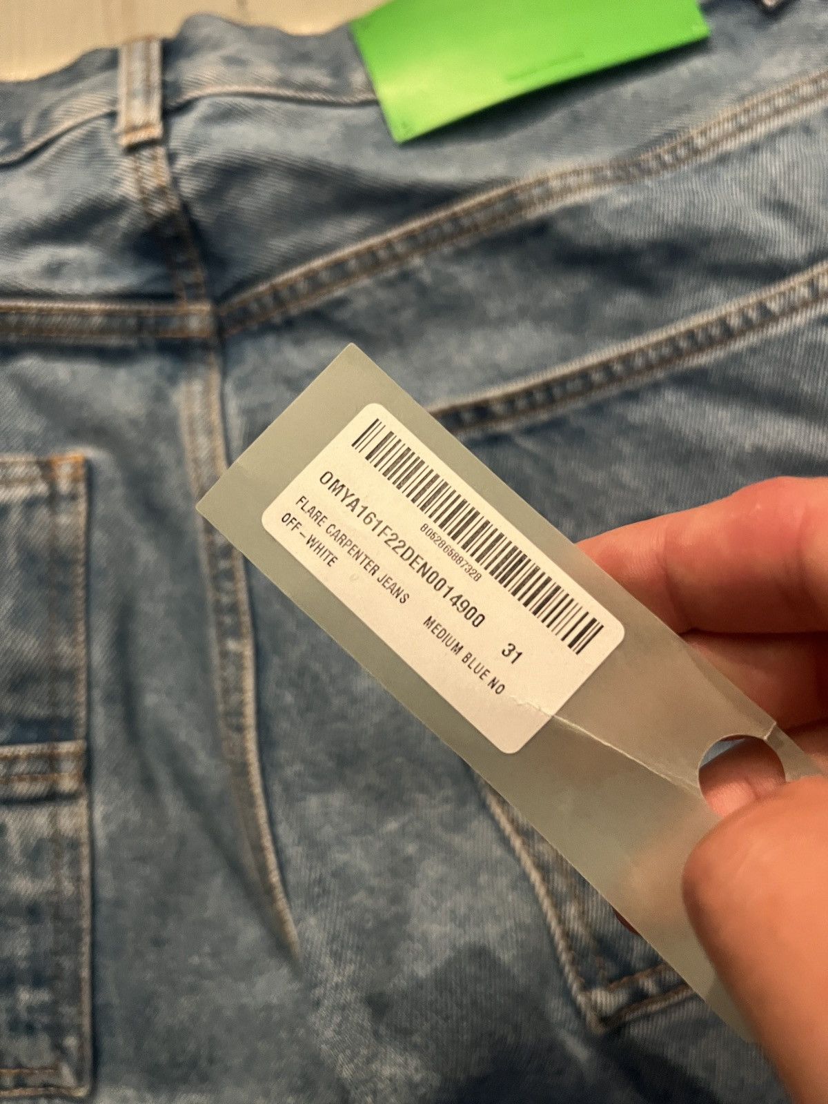 Off-White × Virgil Abloh Off-White Carpenter Jeans Size US 31 - 8 Thumbnail