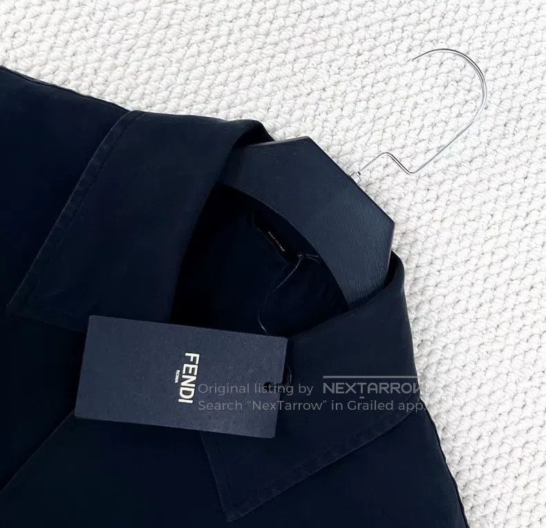 Fendi Fendi Black and Grey Washed Faded Dark Pattern Double F Pr Size US S / EU 44-46 / 1 - 3 Thumbnail