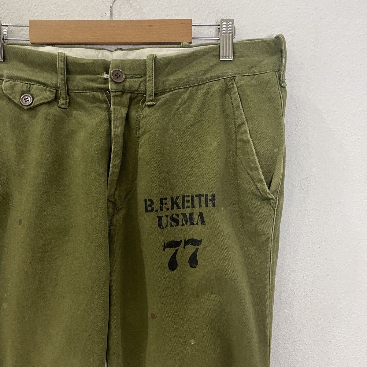 Japanese Brand Vintage Sevenday Sunday Military Motive Casual Pants Size US 34 / EU 50 - 2 Thumbnail