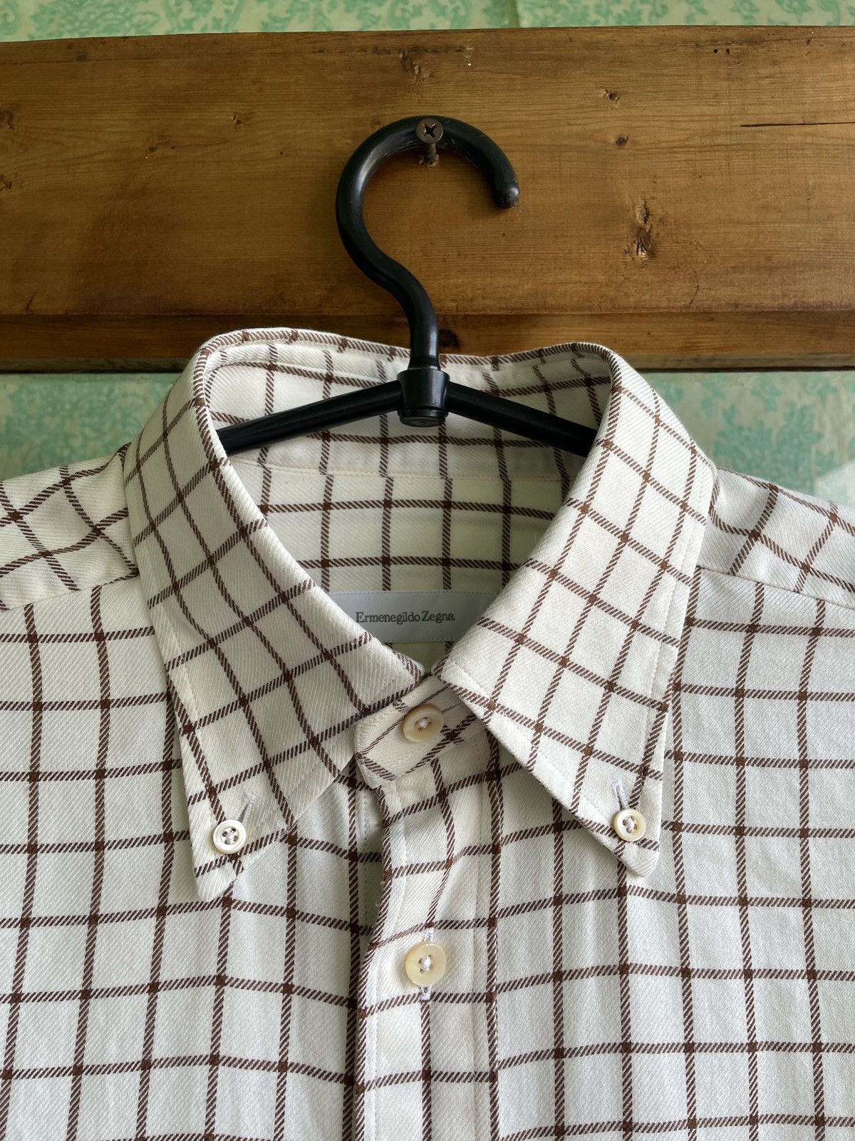 Ermenegildo Zegna Ermenegildo Zegna Men’s 40 / 15 3/4 Cotton Cashmere Shirt Size US M / EU 48-50 / 2 - 4 Thumbnail