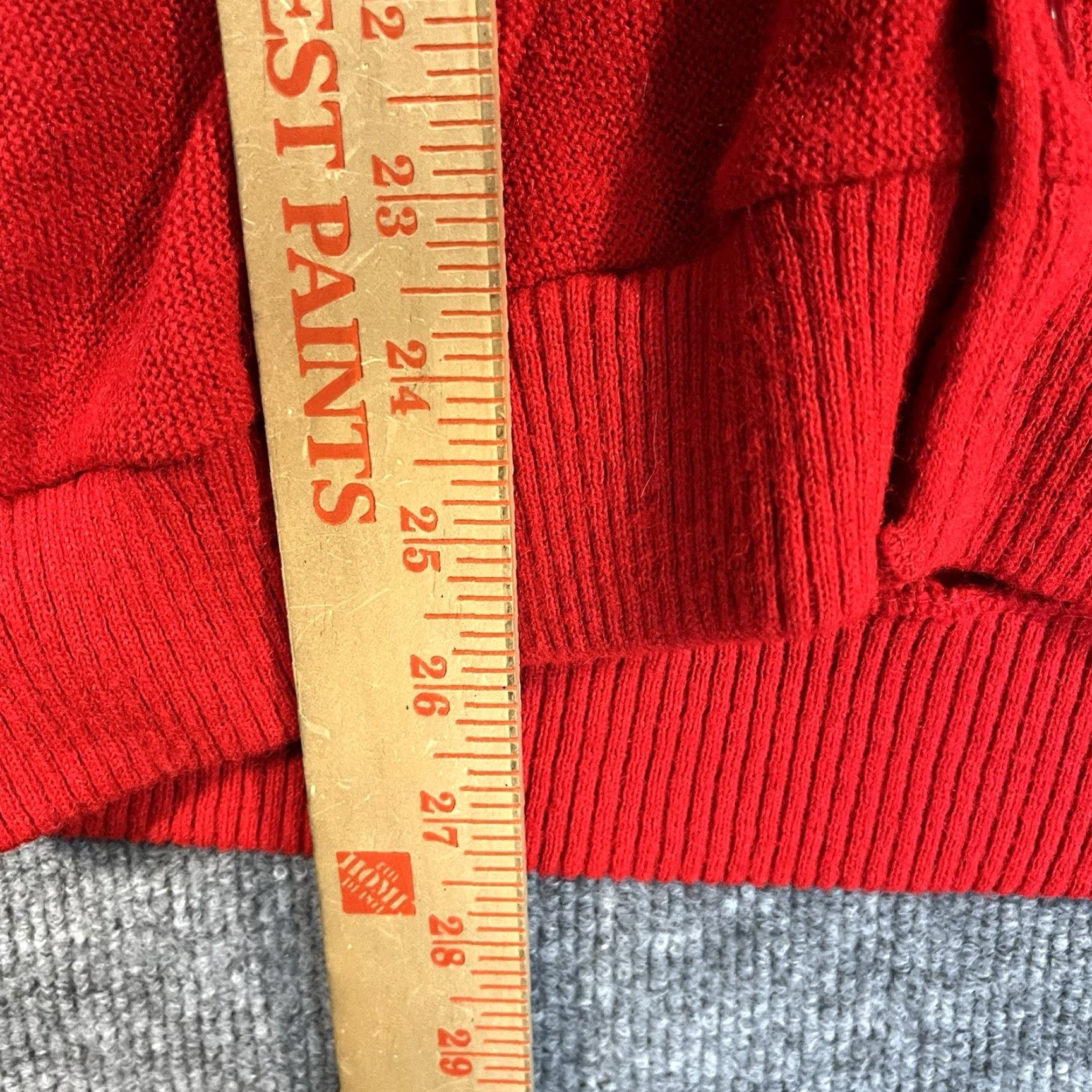 JCPenney VINTAGE JC PENNEY Cardigan Red 70s 80s XL Adult Union ILGWU USA Shirt Size US XL / EU 56 / 4 - 4 Thumbnail