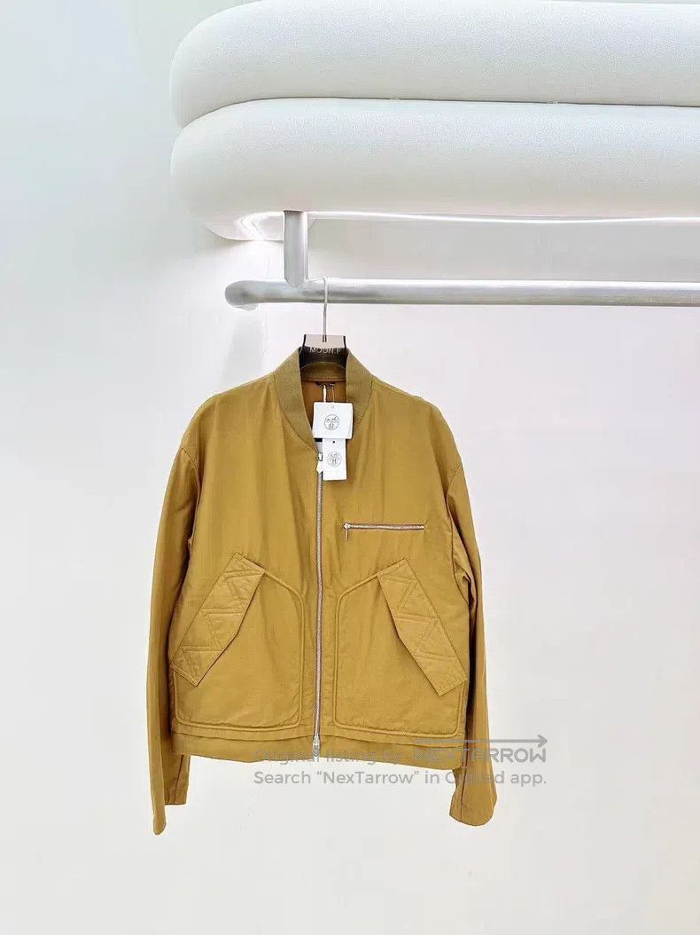 Hermes Hermes Brown jacket zipper outerwear Size US M / EU 48-50 / 2 - 1 Thumbnail
