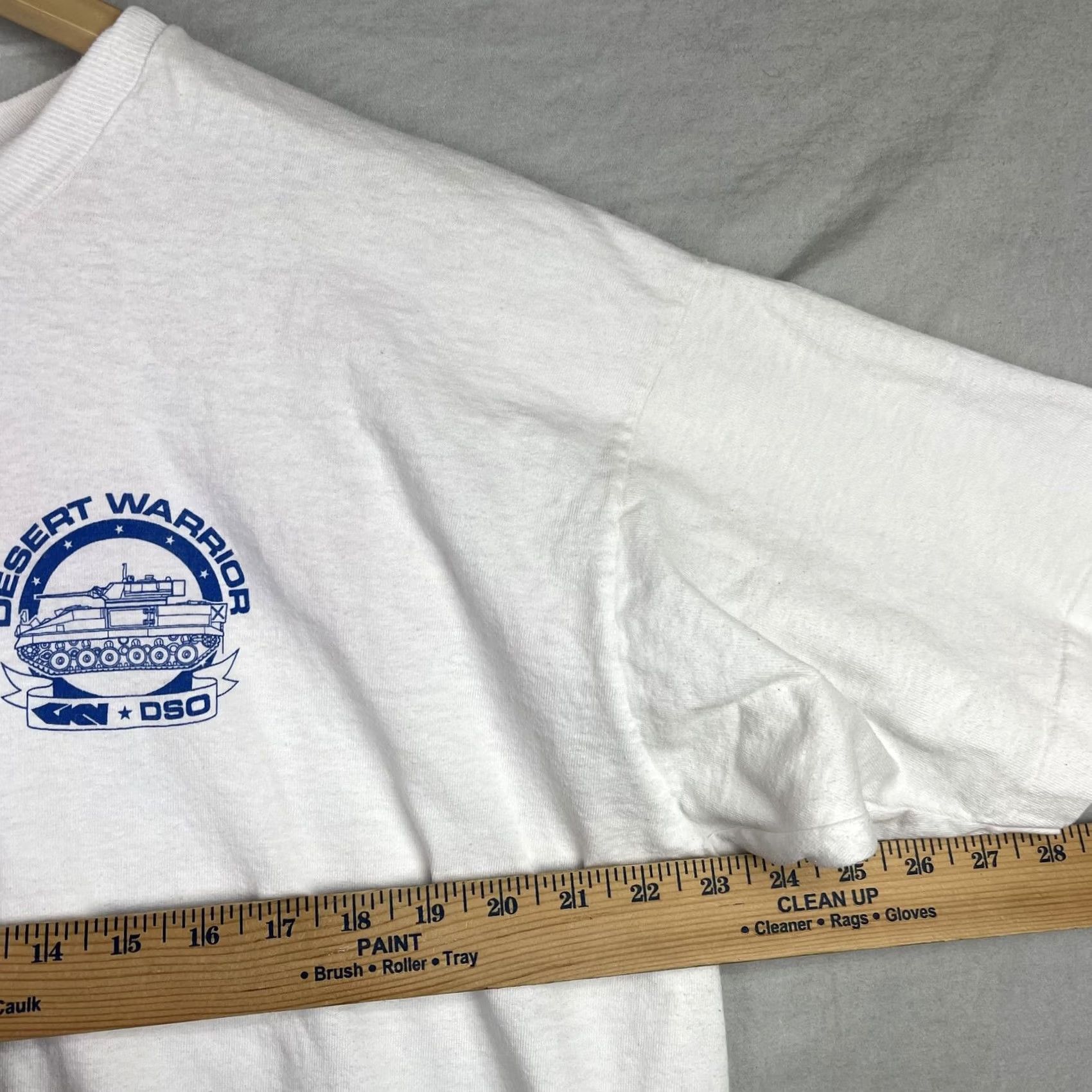 Fruit Of The Loom VINTAGE Desert Warrior Shirt Mens 2XL White Military GKN DSO 90s USA UK Desert Warrior Shirt Mens 2XL White Military GKN DSO 90s USA UK Size US XXL / EU 58 / 5 - 3 Thumbnail