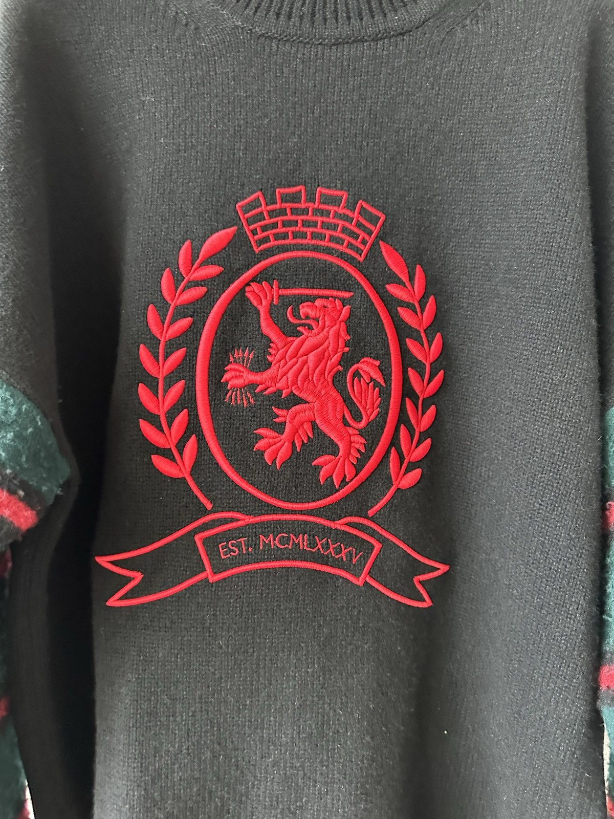 Tommy Hilfiger TOMMY HILFIGER Turtle Neck Crest Wool Cashmere Jumper Size US L / EU 52-54 / 3 - 2 Thumbnail
