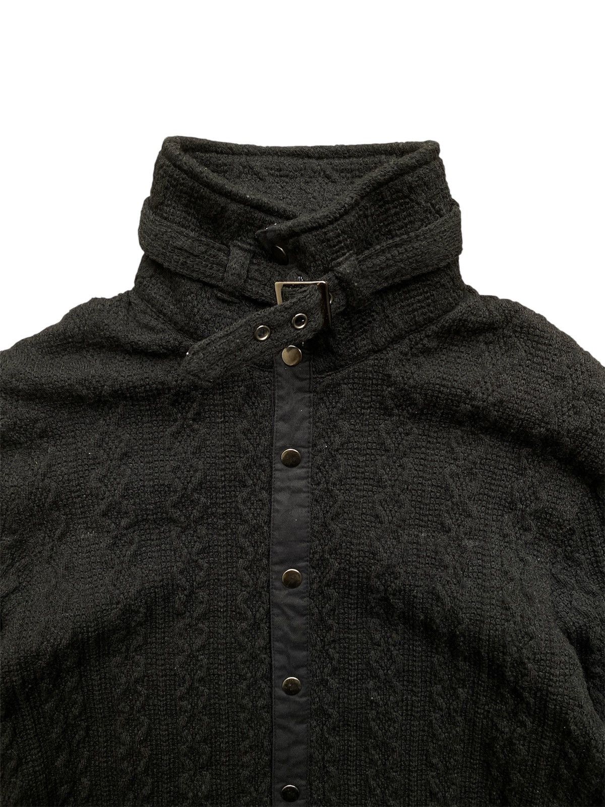 Tornado Mart 2000s Tornado Mart Buckled Collar Bondage Knitted Jacket Size US S / EU 44-46 / 1 - 2 Thumbnail