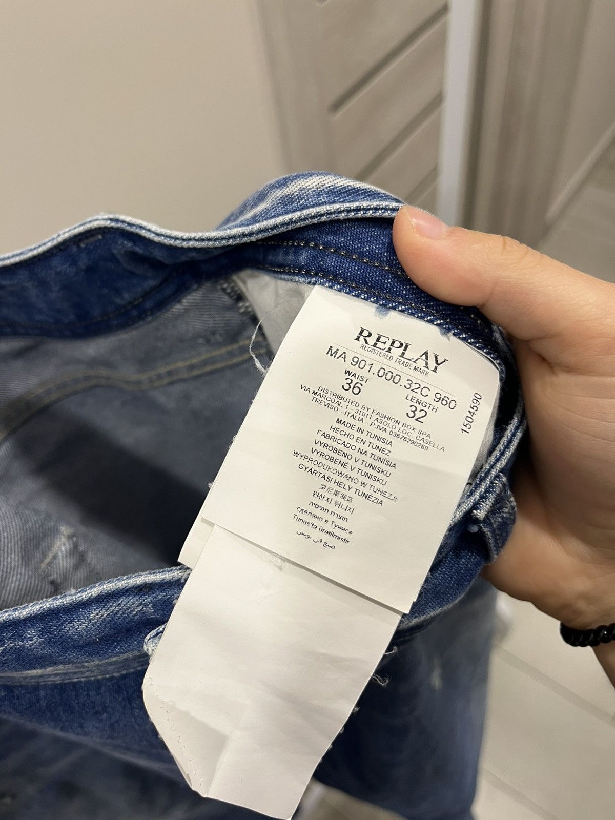 Replay Replay Limited Edition RBJ.901 Jeans W 36 L 32 Tapered Fit Size US 36 / EU 52 - 7 Thumbnail
