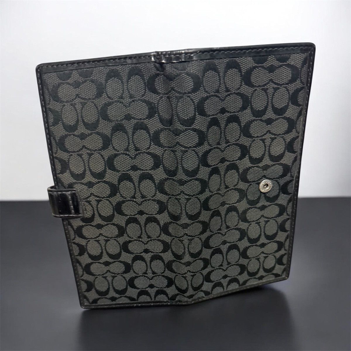 Coach Coach Signature Black Jacquard Canvas Handbag and Wallet Size ONE SIZE - 7 Thumbnail
