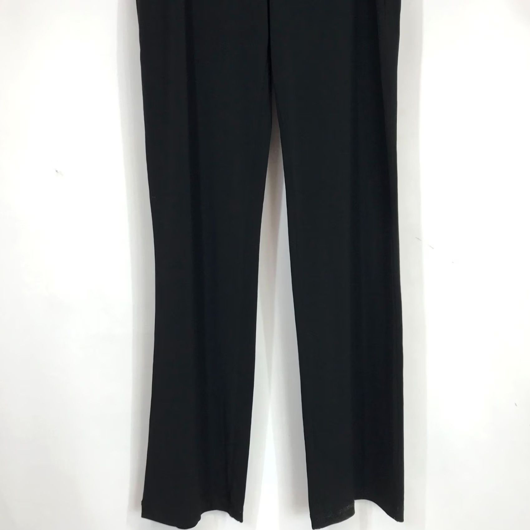 Tilley TILLEY Pants Men Large Black Elastic Waist Flat Front Polyester Blend PANTS Mens L Black Size US 33 - 3 Thumbnail