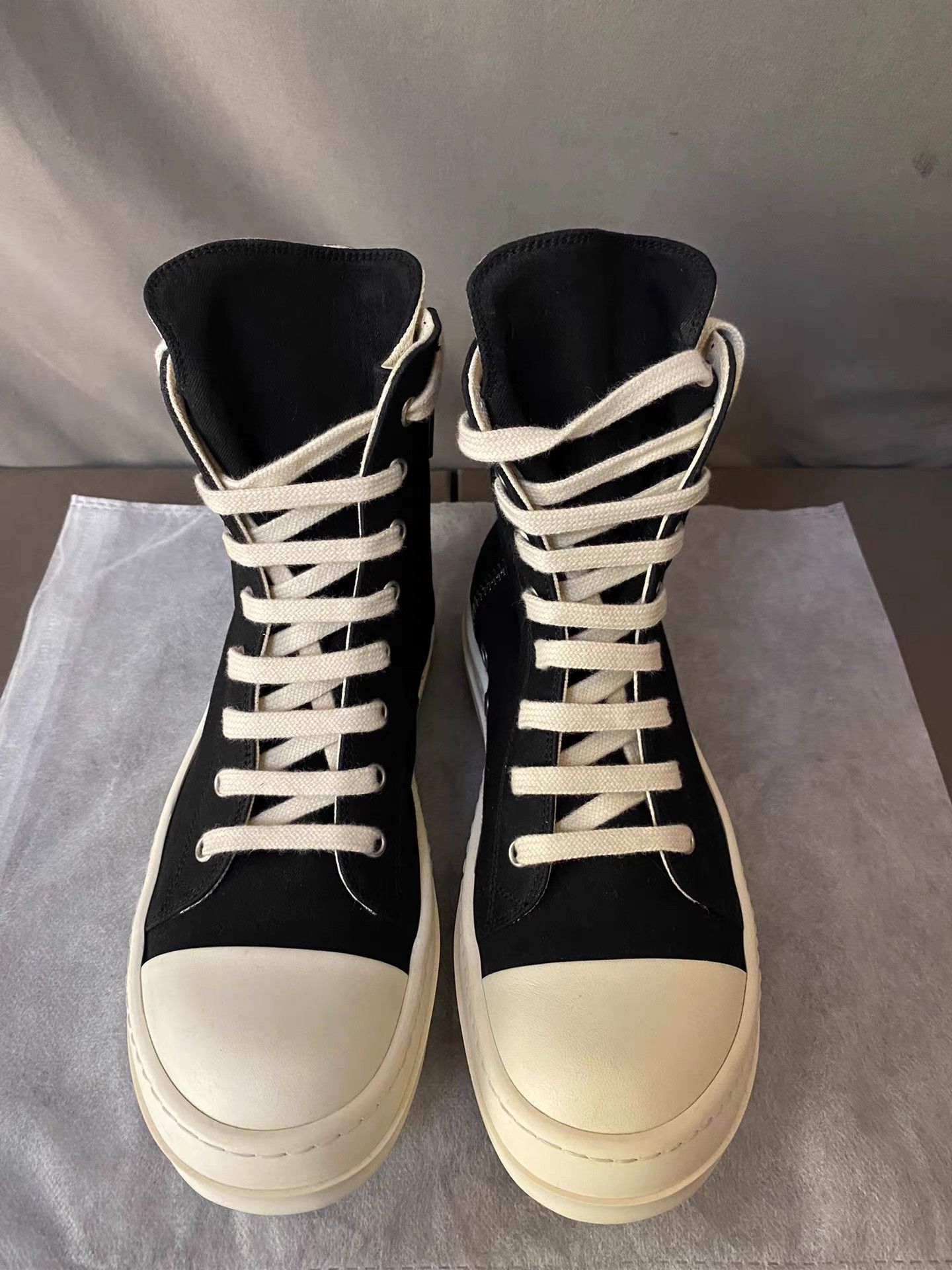 Rick Owens Rick Owens DRKSHDW Canvas Turbo Sneakers Size US 6.5 / IT 36.5 - 3 Thumbnail
