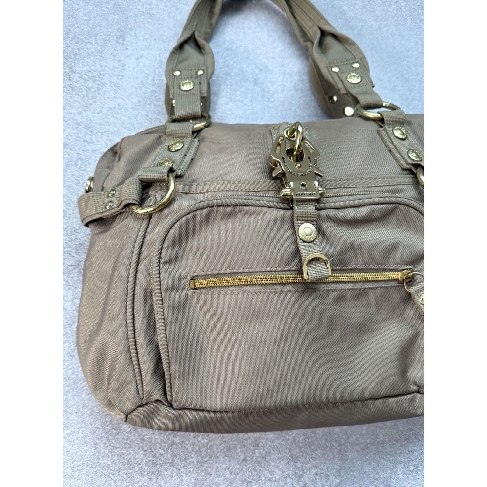 George Gina & Lucy George Gina & Lucy Cheekicheeks Golden Nylon Shoulder Bag Y2K GGL Archive Women Size ONE SIZE - 6 Thumbnail