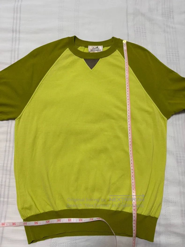 Hermes Hermes Short-sleeve 100% wool Size US L / EU 52-54 / 3 - 4 Thumbnail