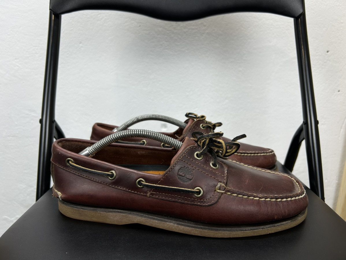 Timberland × Vintage Timberland Vintage Boat Shoes Size 9 Brown Size US 9.5 / EU 42-43 - 2 Thumbnail