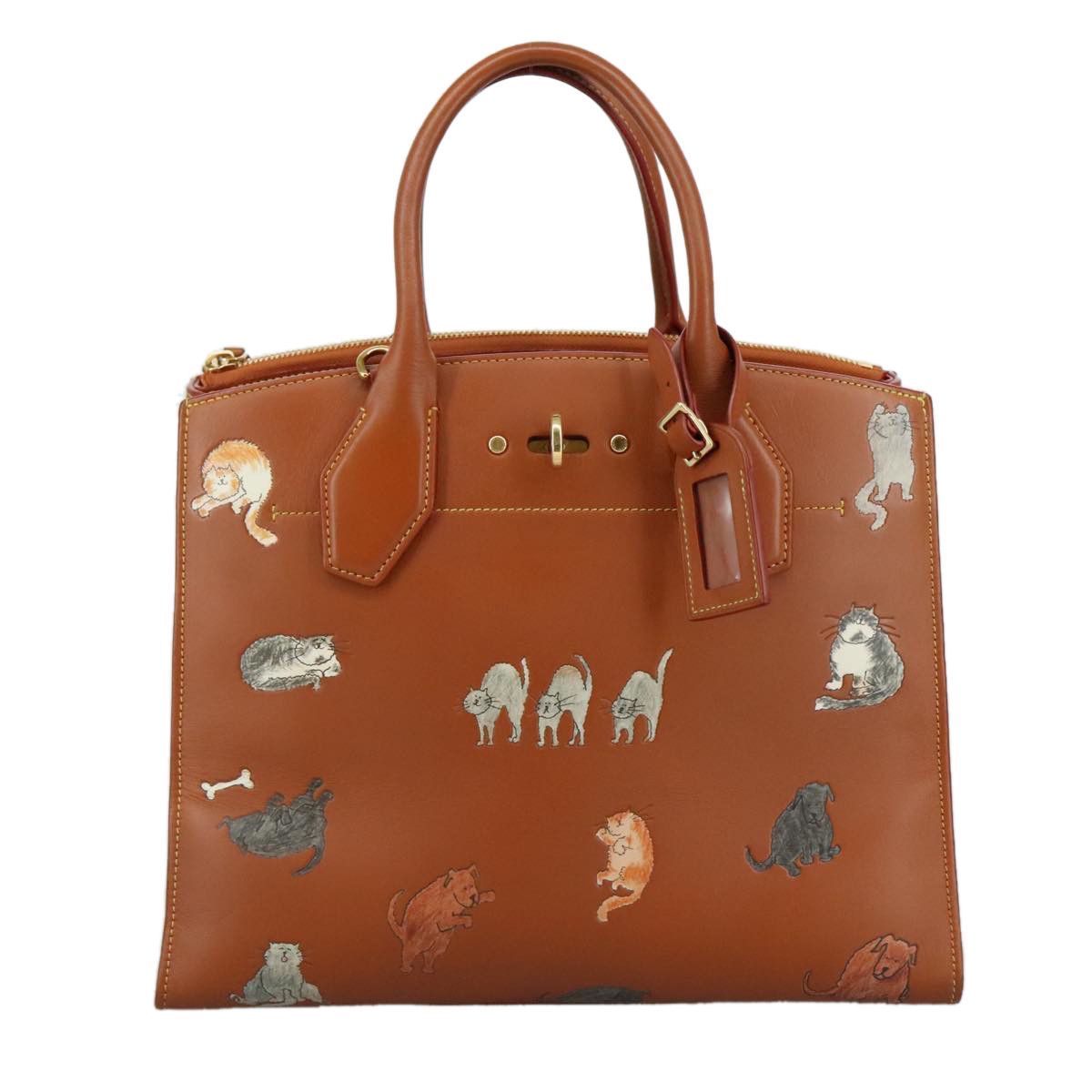 Louis Vuitton City Steamer Brown Leather Handbag (Pre-Owned) Size ONE SIZE - 1 Thumbnail