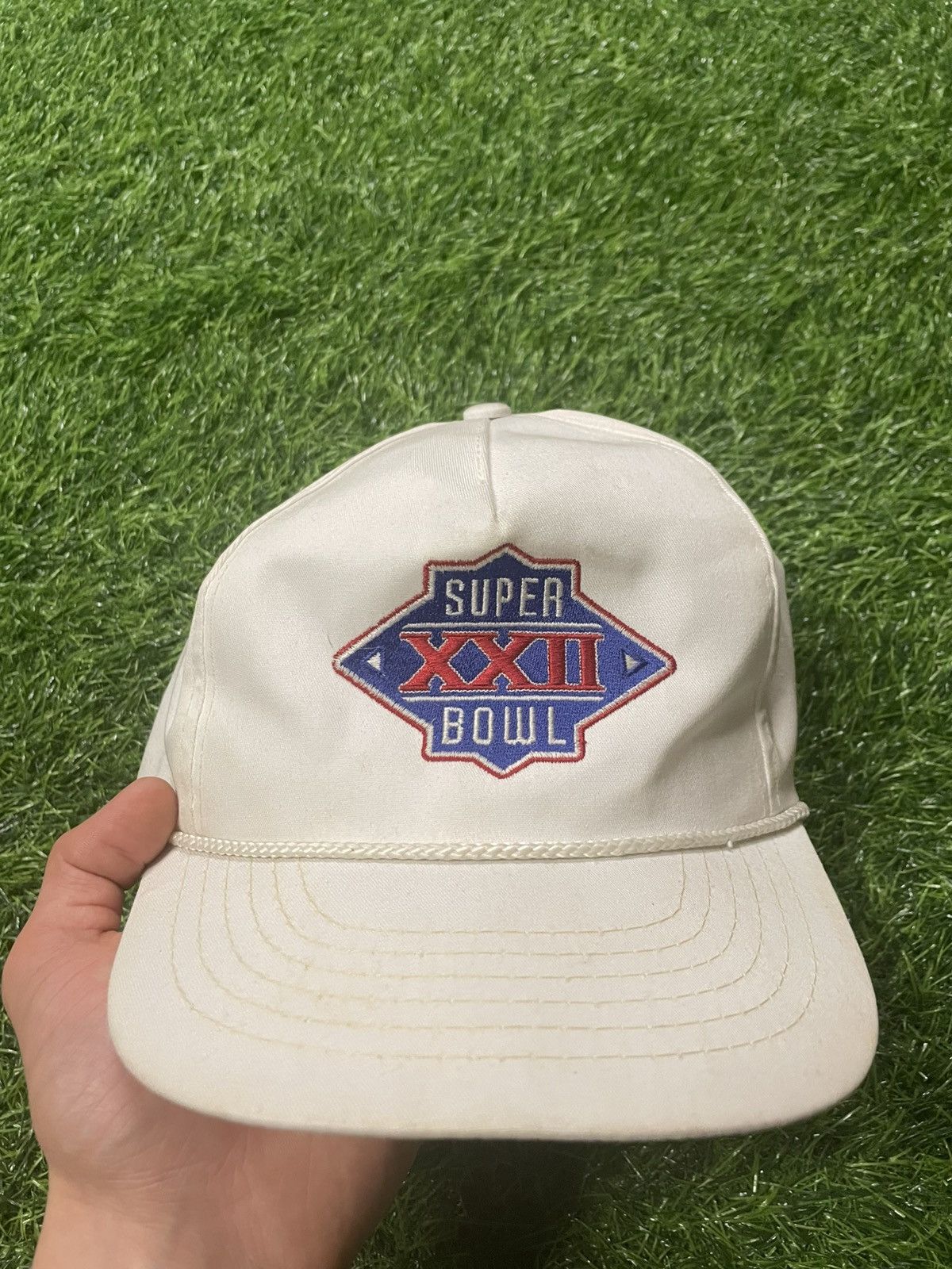 NFL × Vintage Vintage NFL 1987 Super Bowl Adjustable Hat Size ONE SIZE - 2 Thumbnail