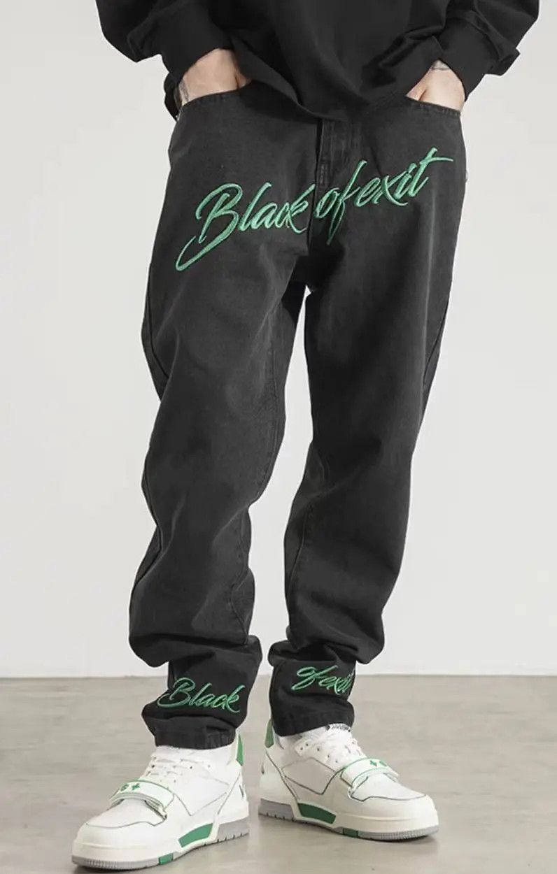 Designer × Japanese Brand Vintage Hip Hop Street Loose Casual Pants Size US 32 / EU 48 - 2 Thumbnail