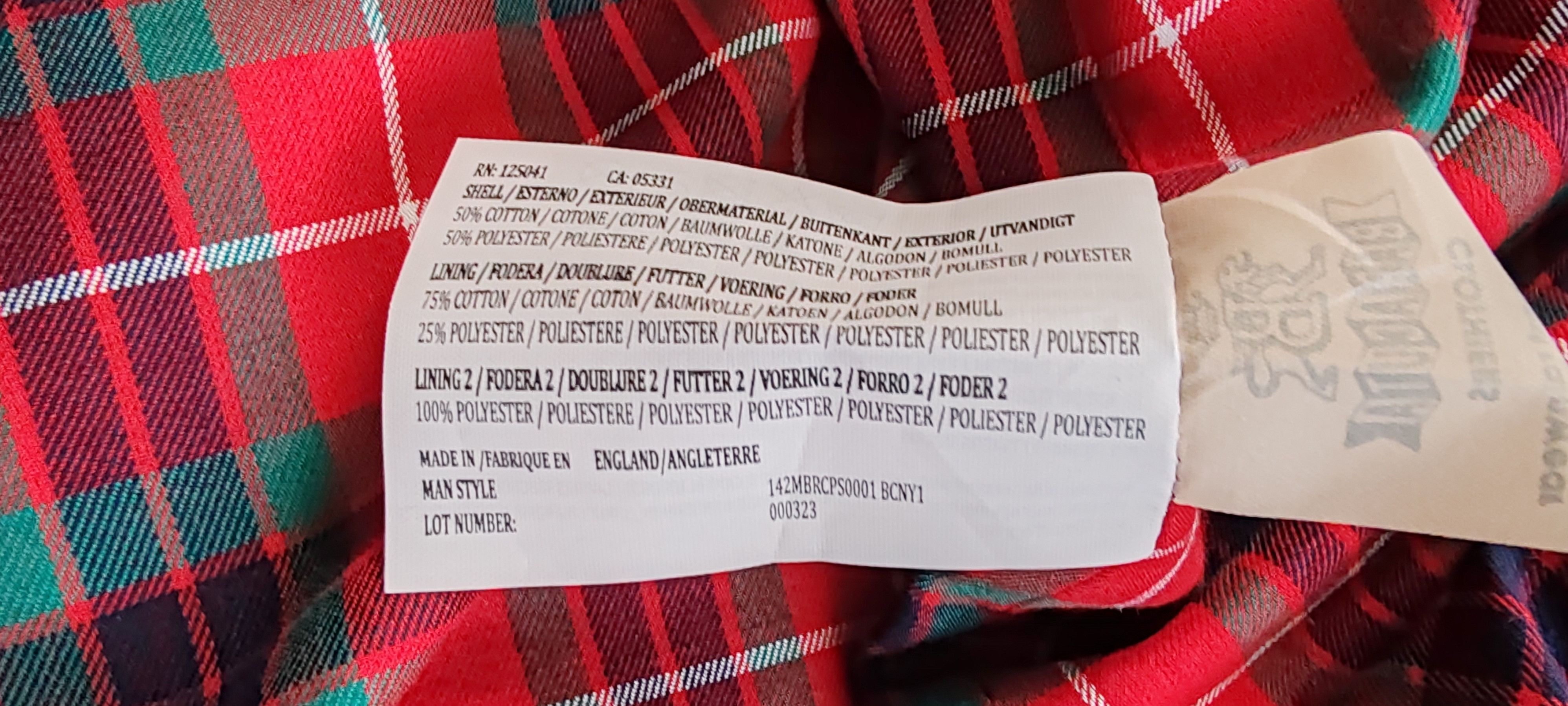 Baracuta Veste Bordeau Baracuta G9 /Classic Clot 5232 Tg:48Uk. Size US M / EU 48-50 / 2 - 11 Thumbnail