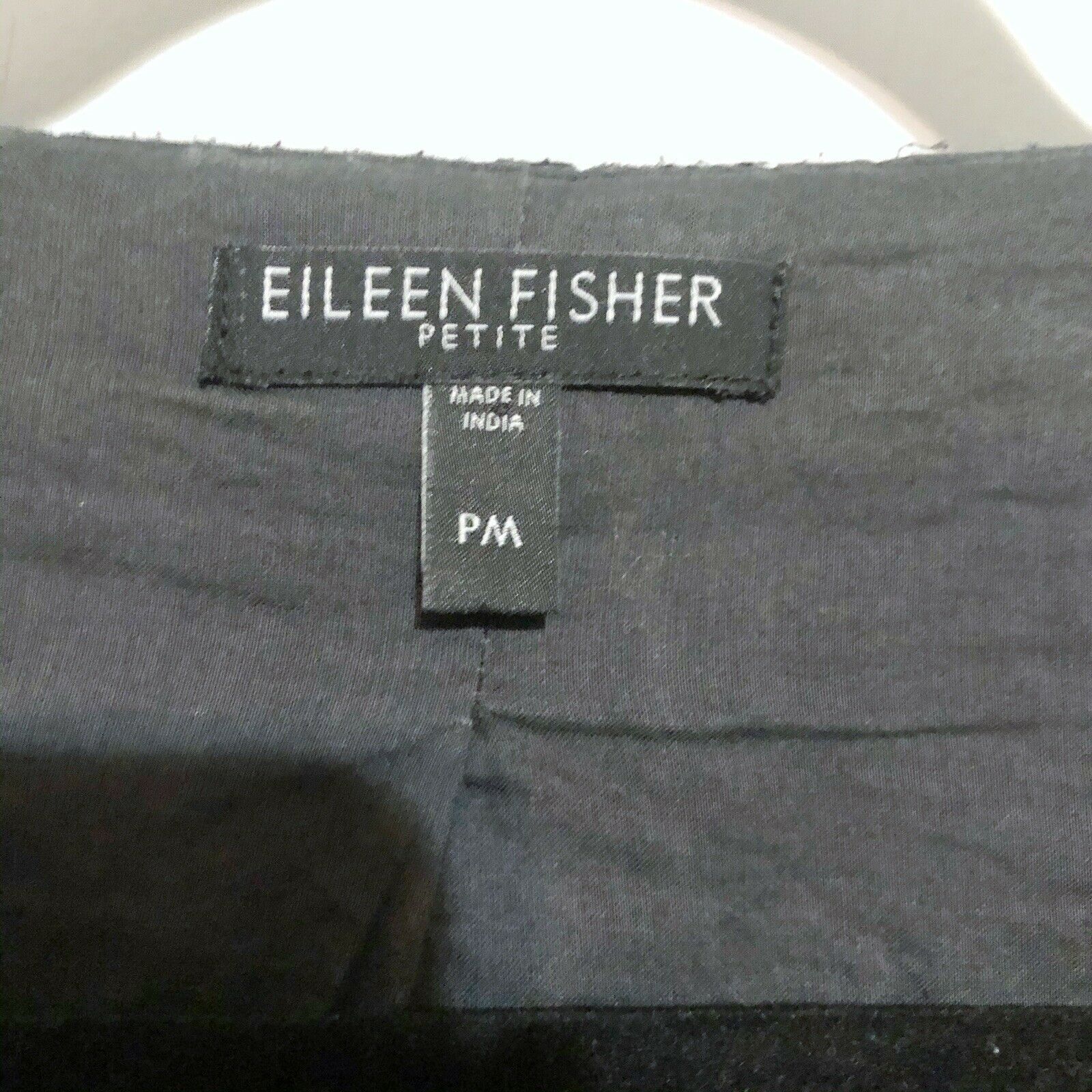 Eileen Fisher Eileen Fisher Petite Black Gray Embroidered Jacket Sz PM Size M / US 6-8 / IT 42-44 - 2 Thumbnail
