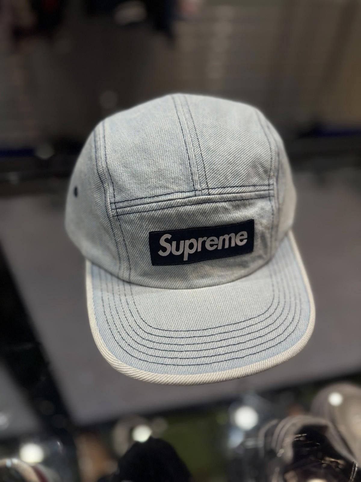 Supreme Supreme Washed Chino Twill Camp Cap (25FW) Denim NEW Size ONE SIZE - 3 Thumbnail