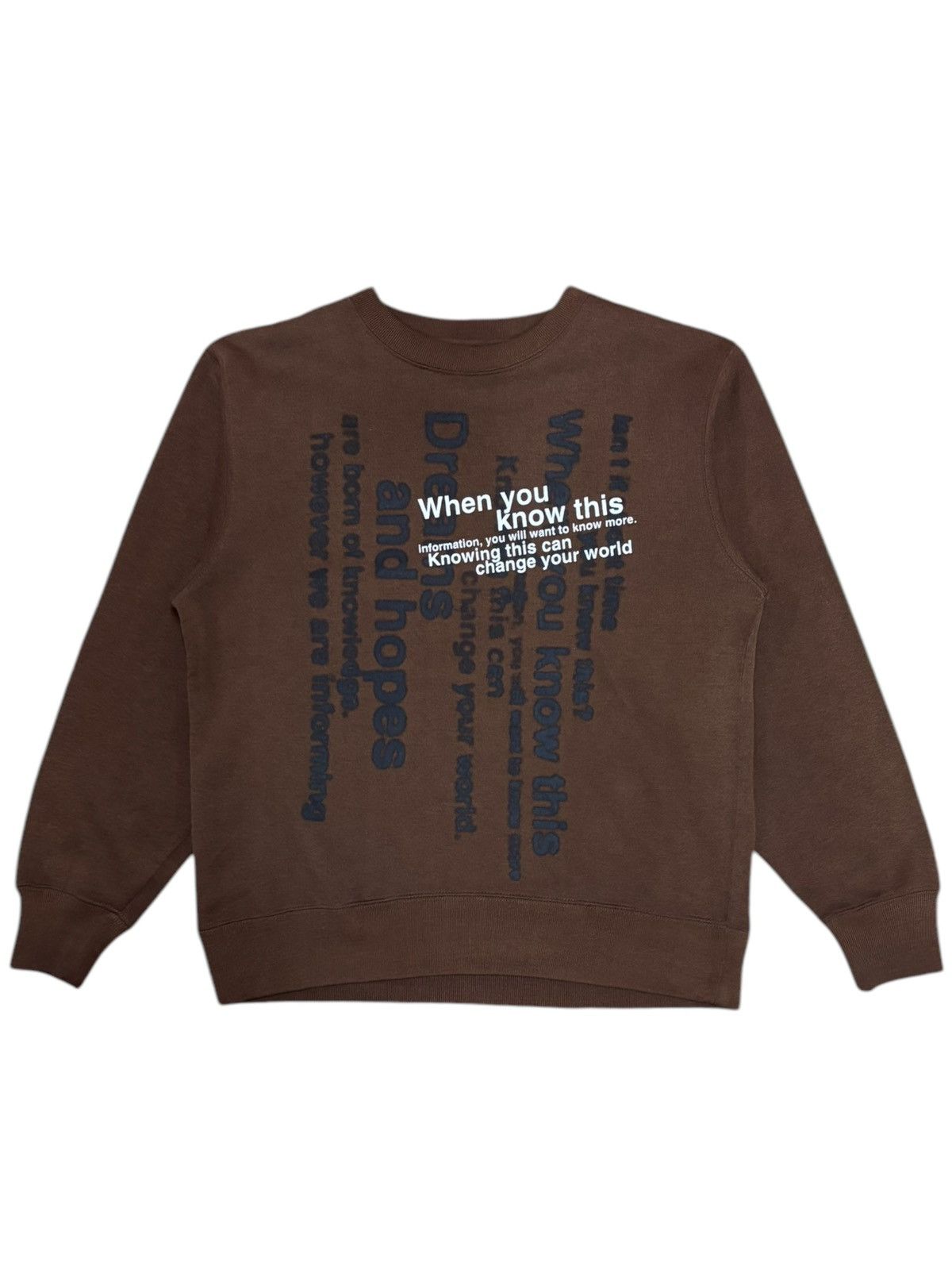 Japanese Brand × Vintage Vintage Bossy Hill Quotes Printed Sweatshirt Size US M / EU 48-50 / 2 - 2 Thumbnail