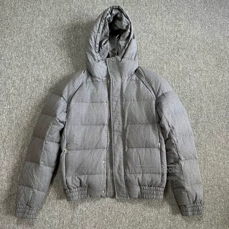 Dior Dior Dior Homme Light Grey Down Jacket Size US S / EU 44-46 / 1 - 1 Thumbnail