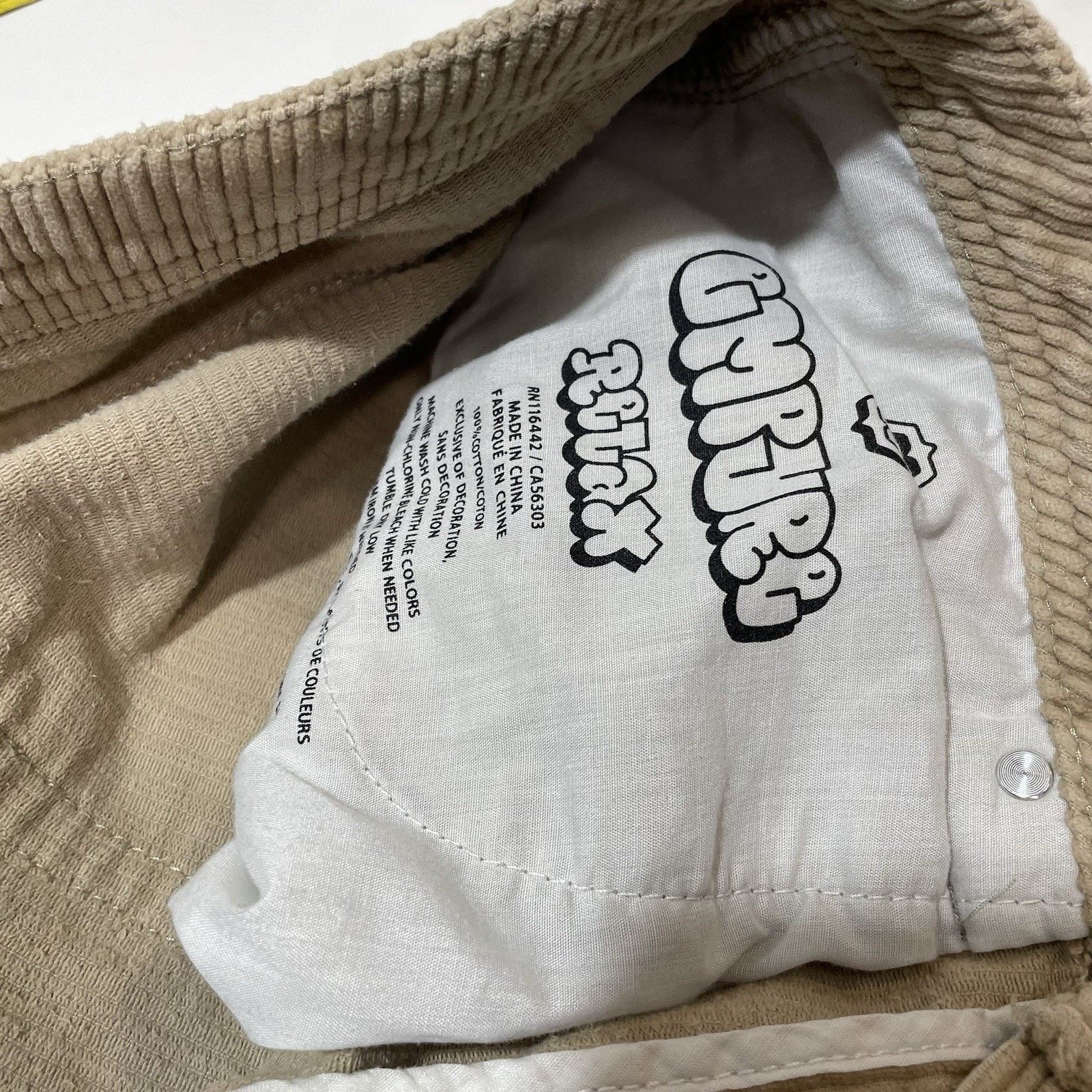 Empyre Empyre Corduroy Pants Men’s 32 Tan Baggy Loose Fit Skate Y2K Size US 32 / EU 48 - 7 Thumbnail