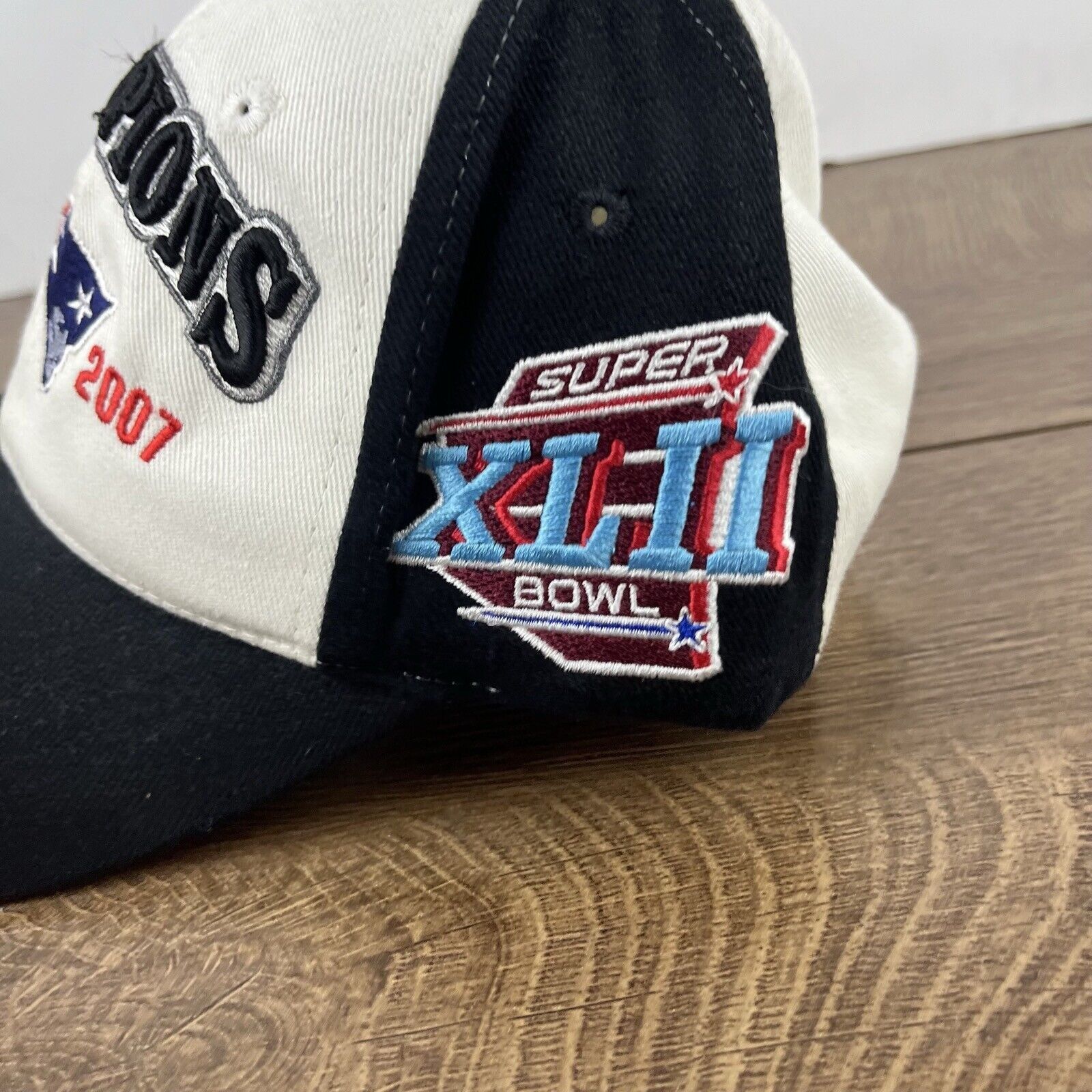 Other New England Patriots Hat 2007 AFC Champions White Hat Adjust Size ONE SIZE - 8 Thumbnail