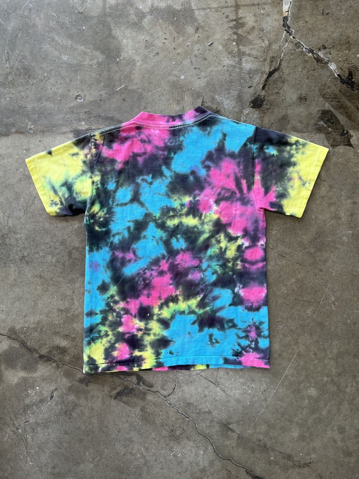 Band Tees × Vintage Vintage Woodstock New York Single Stitch Tie Dye Tee Small Size US S / EU 44-46 / 1 - 4 Thumbnail