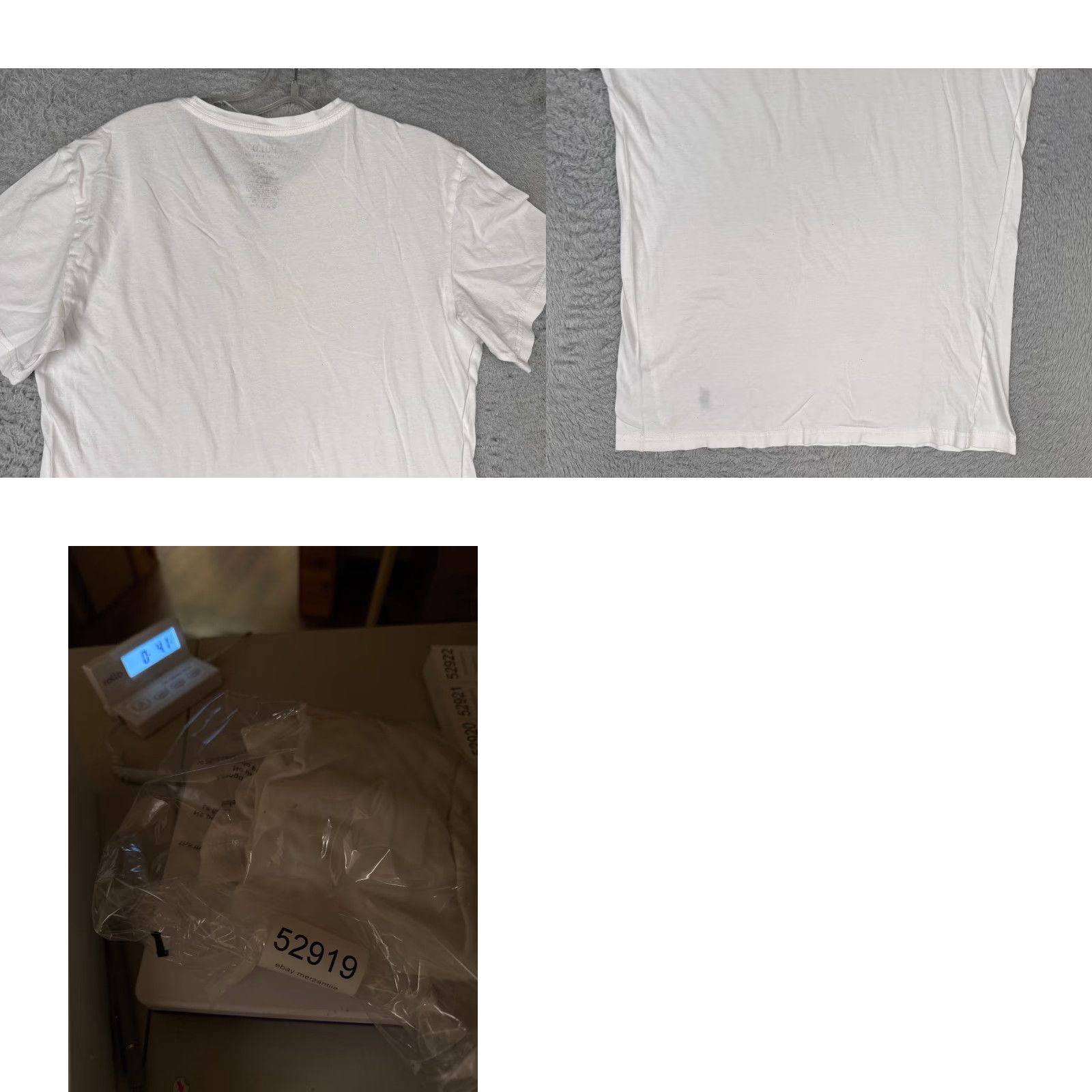 Ralph Lauren Polo Ralph Lauren Shirt Men Medium Whtie 100% Cotton Crew Neck Short Sleeve READ Size US M / EU 48-50 / 2 - 9 Thumbnail