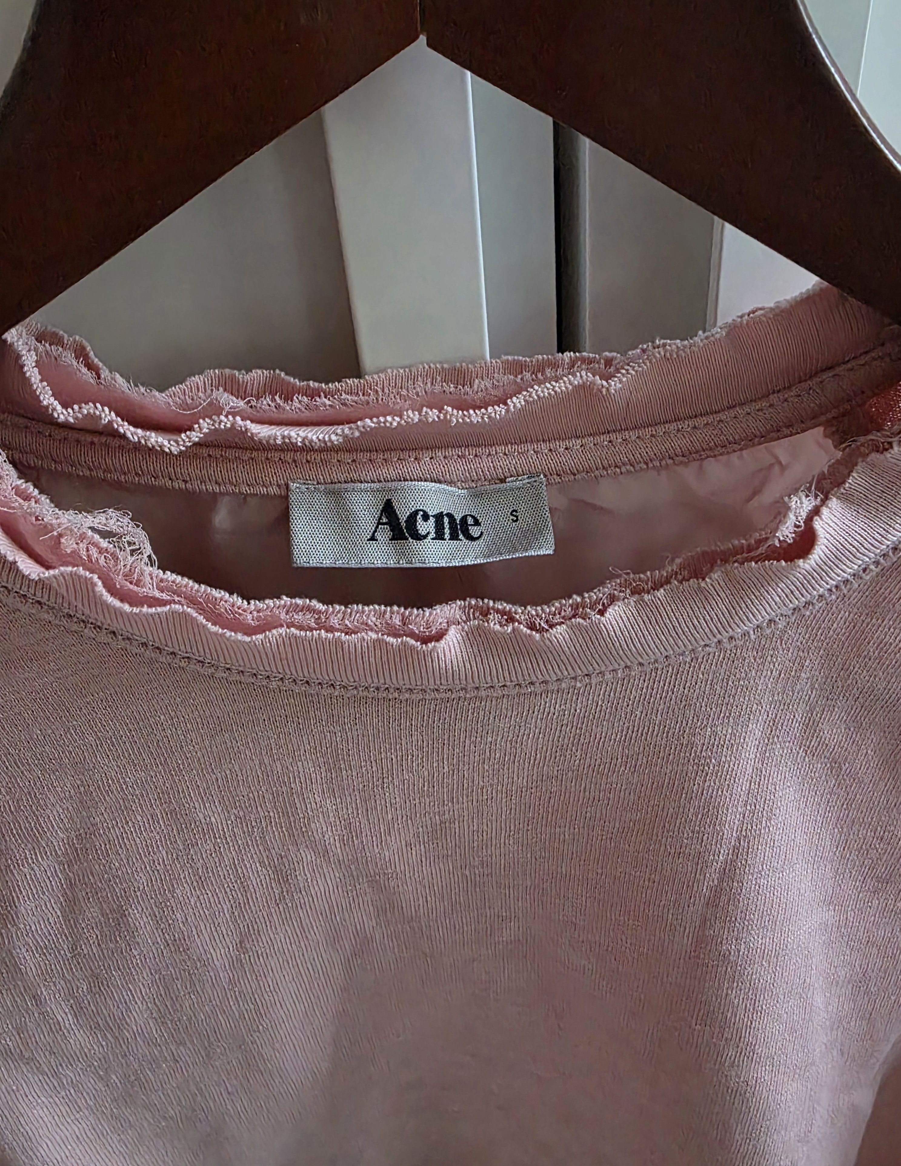 Acne Studios Acne Studios women's cropped S pink sweatshirt Size S / US 4 / IT 40 - 10 Thumbnail