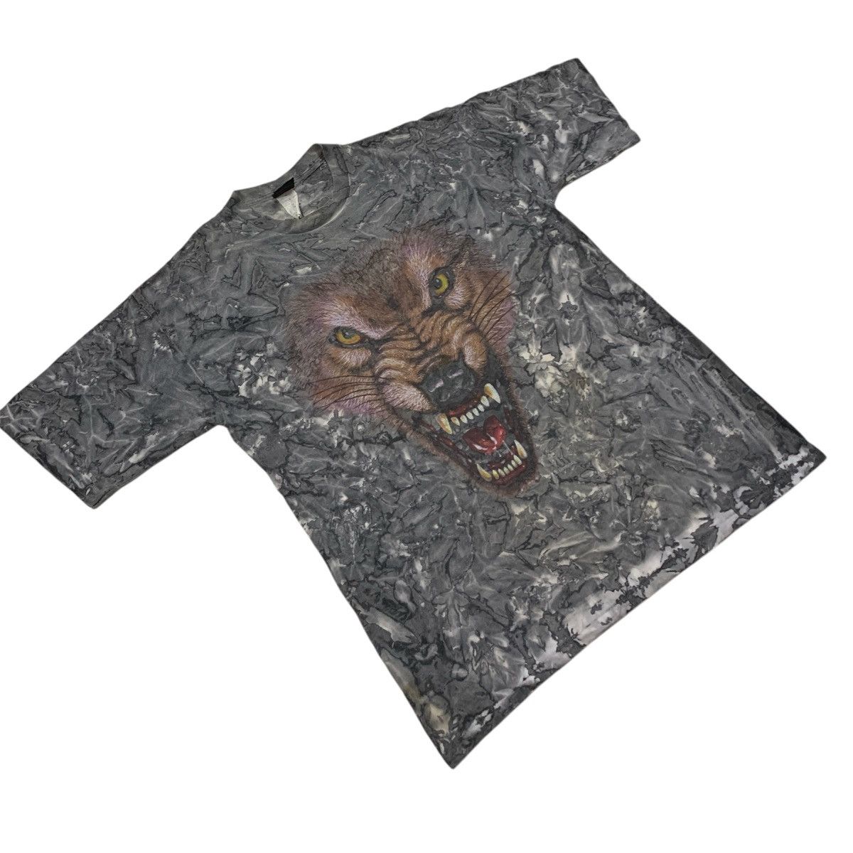 Vintage Vtg Four Seasons Designs Fox Tie Dye T-Shirt Size US XL / EU 56 / 4 - 5 Thumbnail