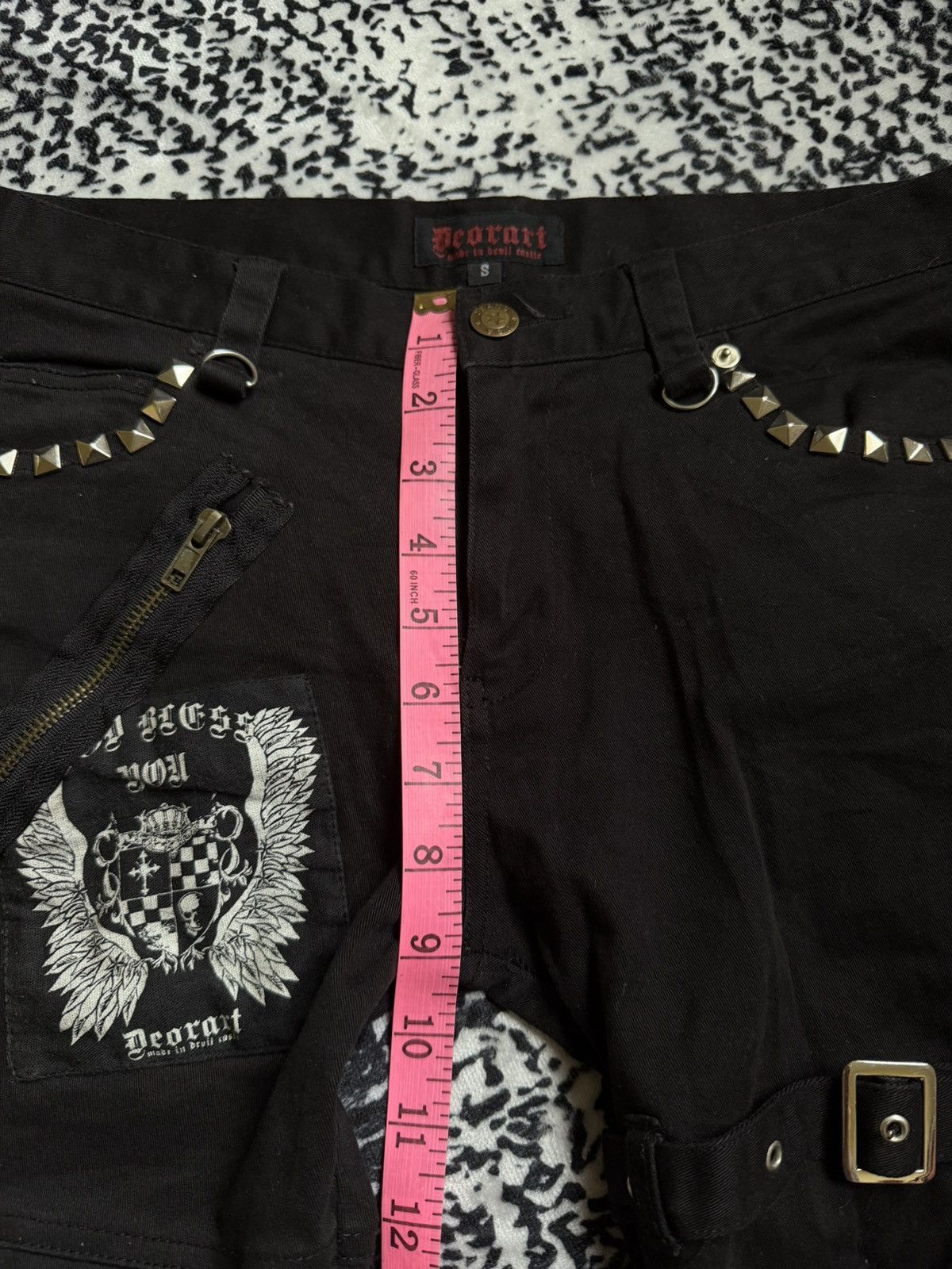 Le Grande Bleu (L.G.B.) Vintage Y2K Deorart Punk Style Pants Size US 30 / EU 46 - 13 Thumbnail