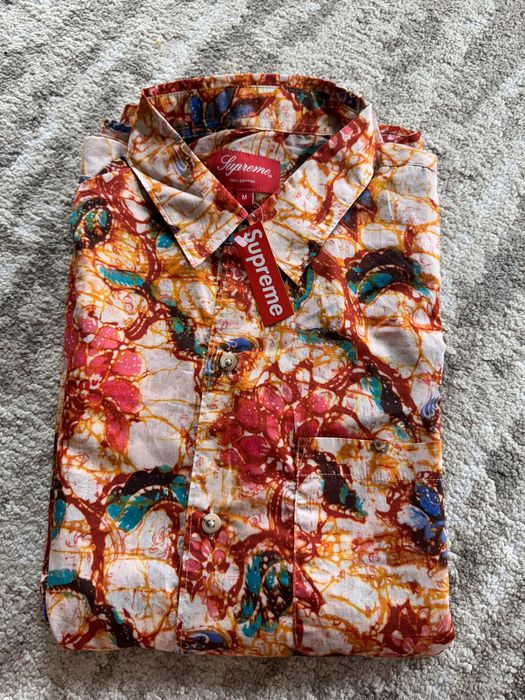 Supreme Supreme Acid Floral Shirt Multi Medium size | Grailed