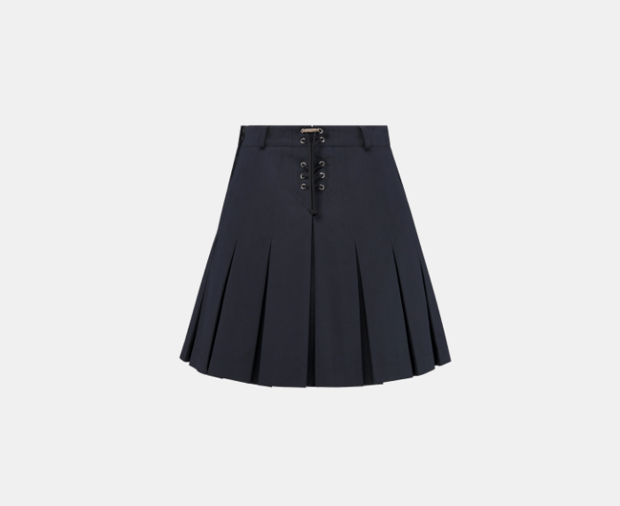 Dior o1w1db10925 447J08 Sailor Mini Skirt in Blue Size 27" / US 4 / IT 40 - 2 Thumbnail
