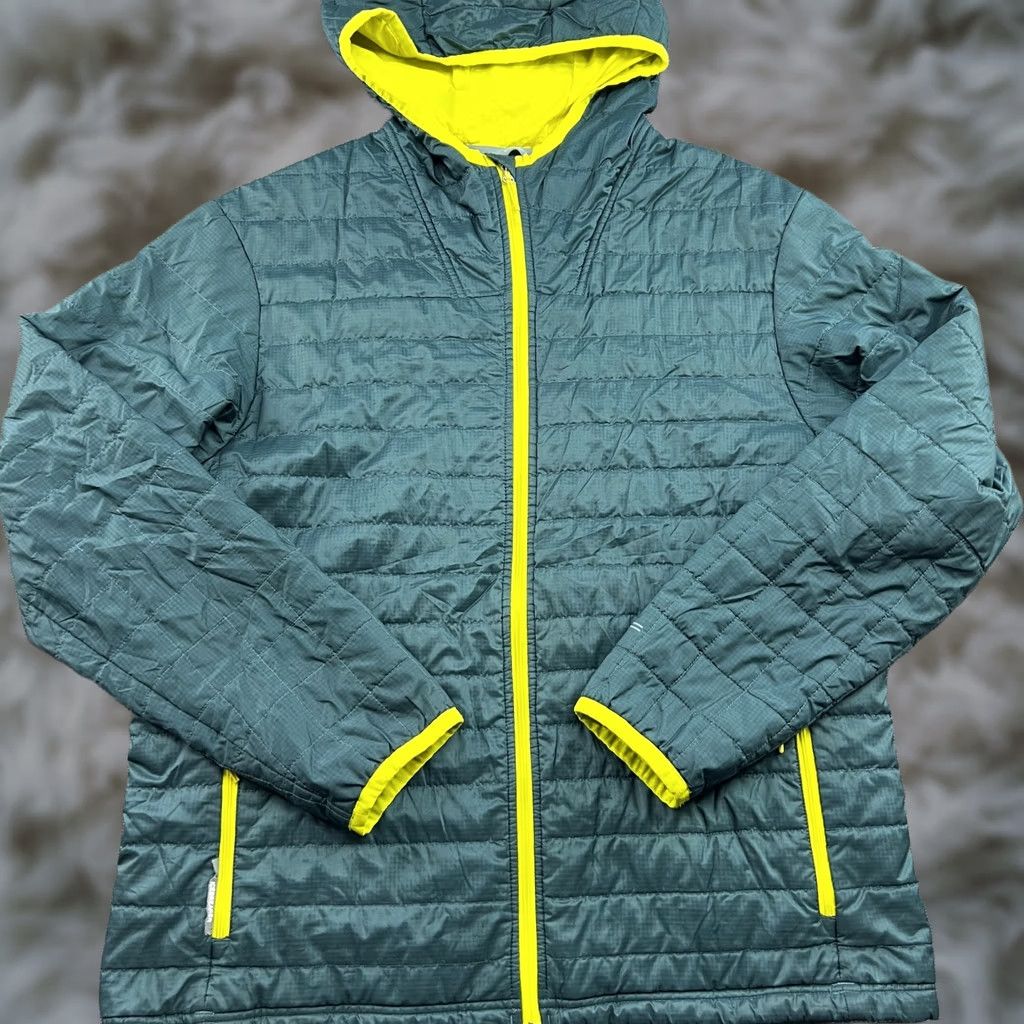 Icebreaker Icebreaker Helix Jacket Mens XL Zip Up Hoody Merinoloft Green Hooded Pockets Size US XL / EU 56 / 4 - 1 Thumbnail