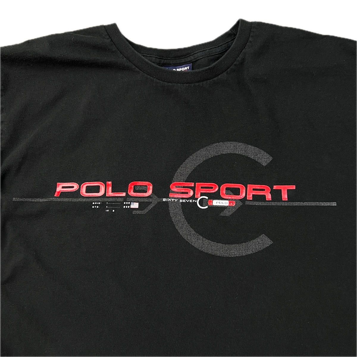 Ralph Lauren Sport Vintage POLO SPORT Rubber Spell Out Sweatshirt Size US L / EU 52-54 / 3 - 4 Thumbnail