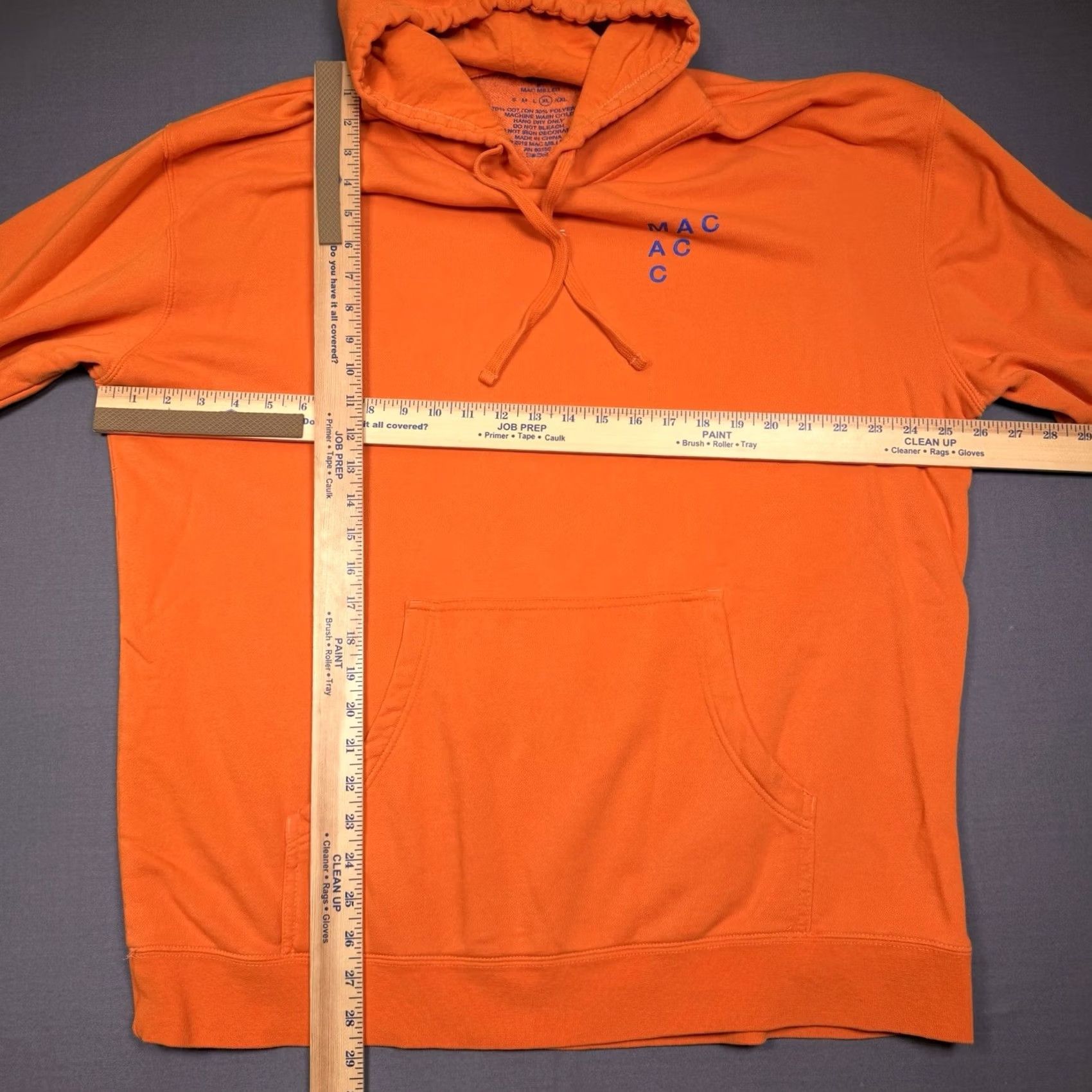 Vintage Mac Miller Circles Hoodie Orange Mens XL 2019 Official Album Merch Abstract Size US XL / EU 56 / 4 - 4 Thumbnail
