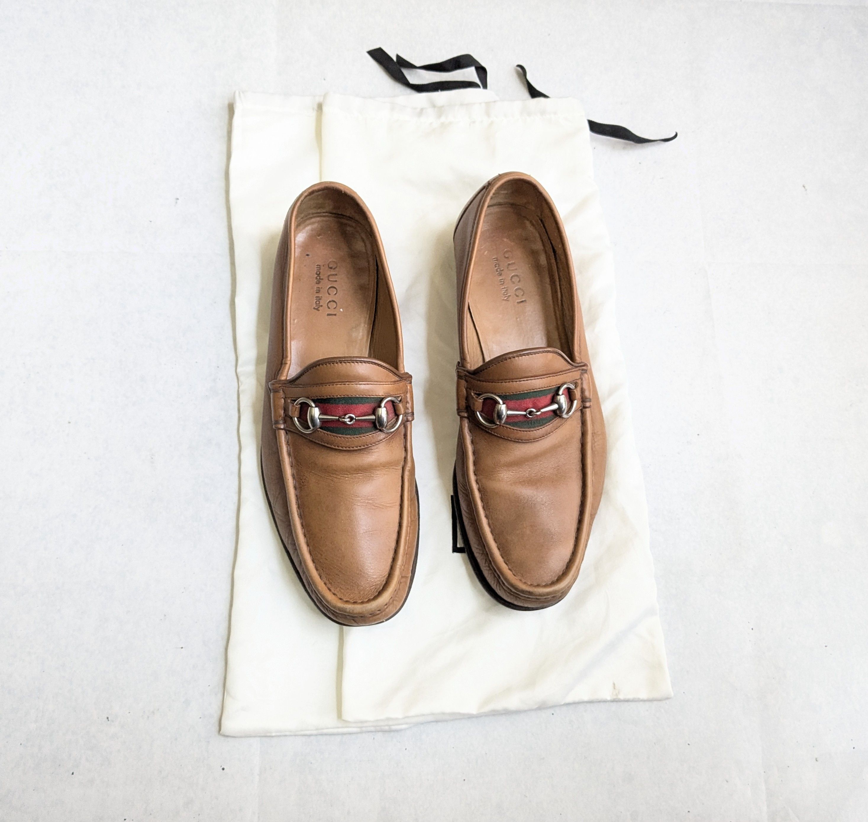 Gucci Gucci Horsebit Loafers Brown 9 Leather Size US 9 / EU 42 - 1 Thumbnail