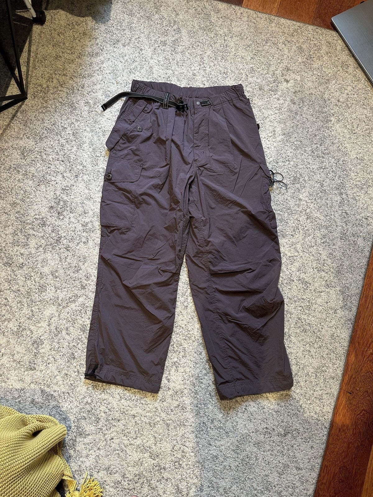 And Wander AND WANDER OVERSIZED CARGO PANT BROWN | Grailed
