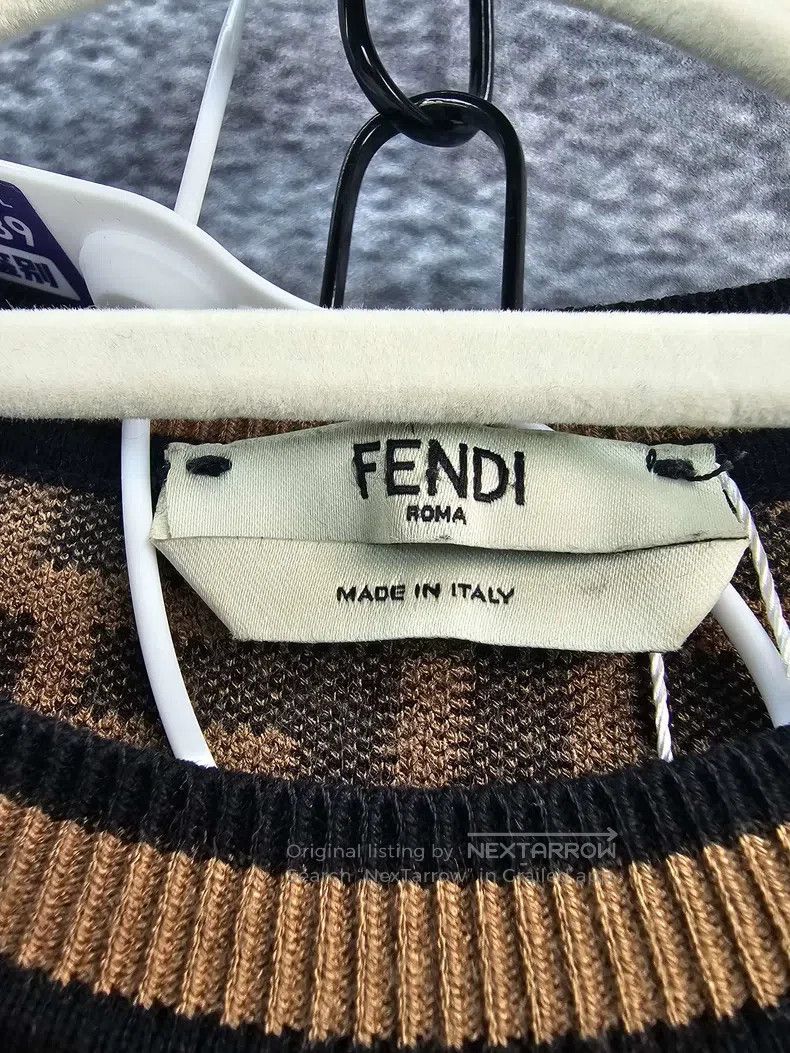 Fendi Fendi Classic all-over print knit Size XXS / US 00 / IT 34 - 7 Thumbnail