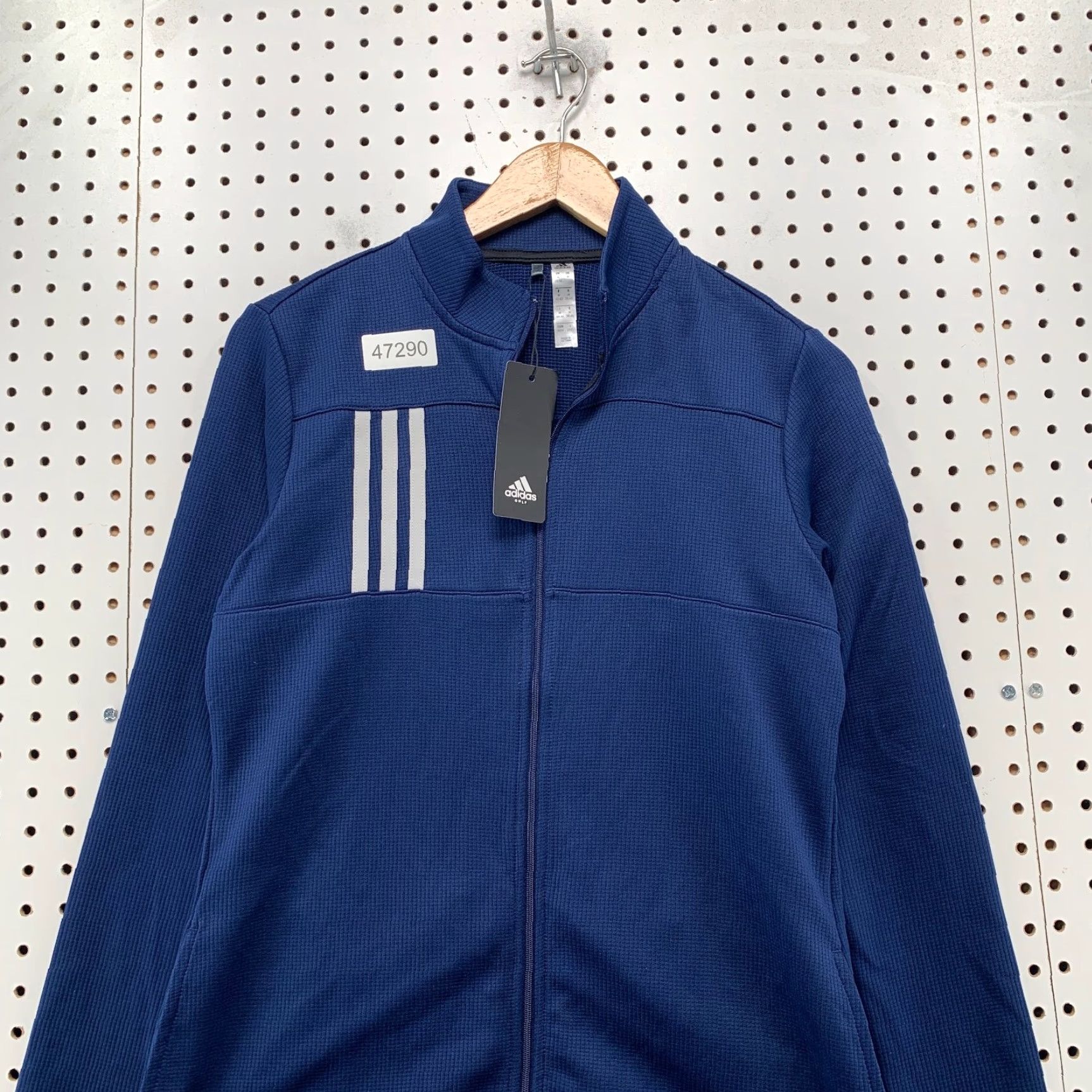 Adidas NEW Adidas Golf Jacket Womens Medium Blue White Zip NWT Size M / US 6-8 / IT 42-44 - 5 Thumbnail