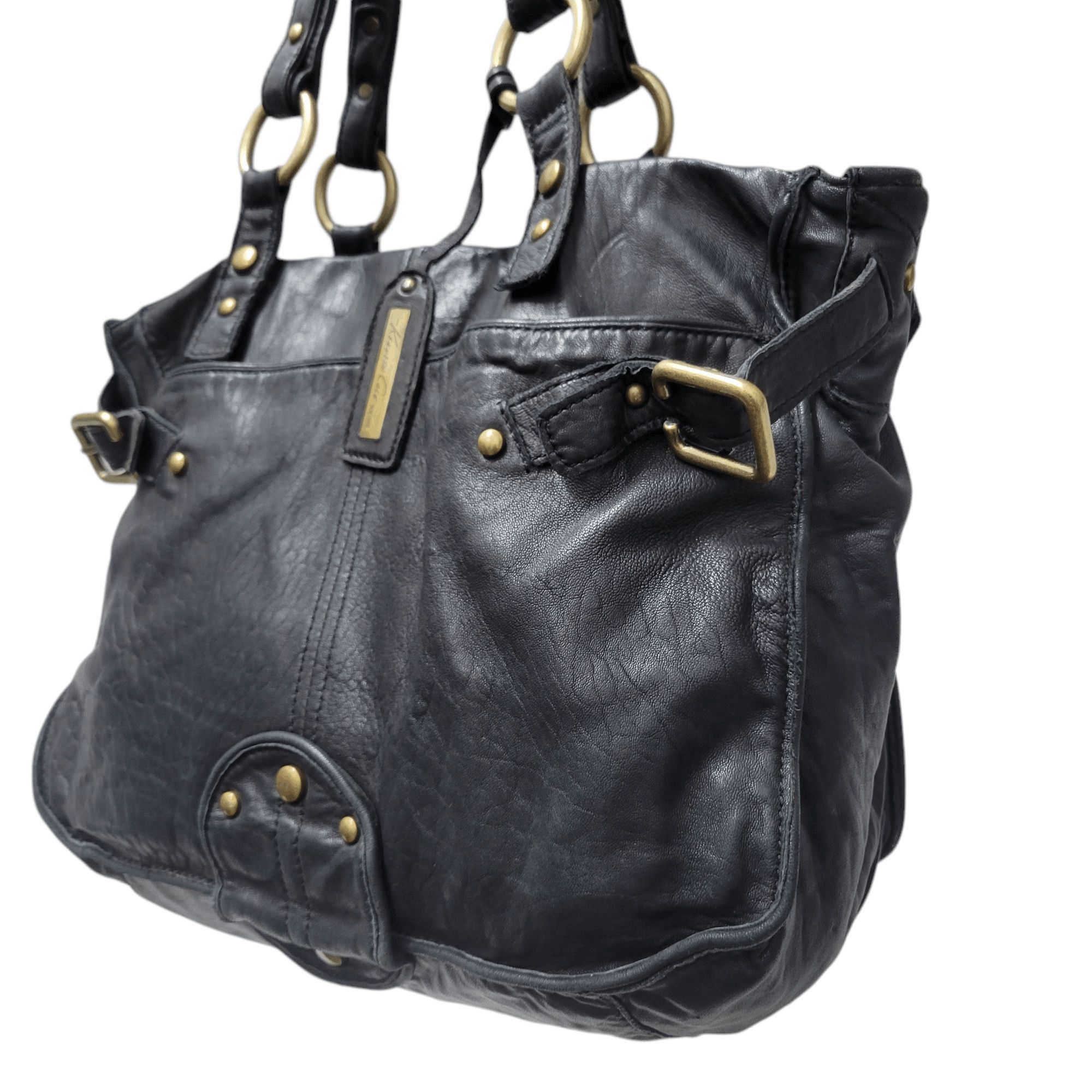 Kenneth Cole Kenneth Cole New York Genuine Leather Satchel Shoulder Bag Size ONE SIZE - 9 Thumbnail