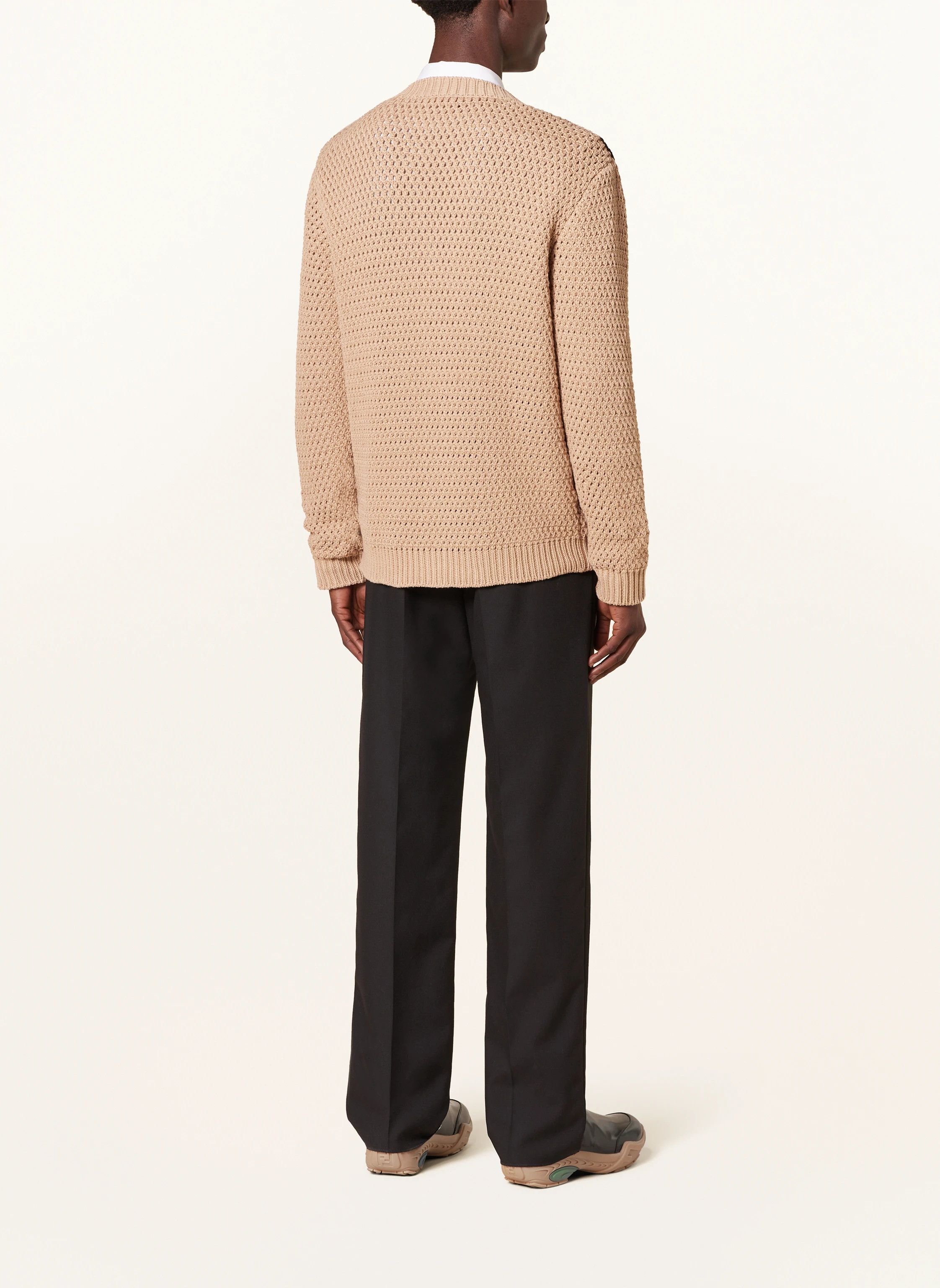 Fendi o1s1wg110425 Cardigan in Black & Brown Size US XXL / EU 58 / 5 - 3 Thumbnail