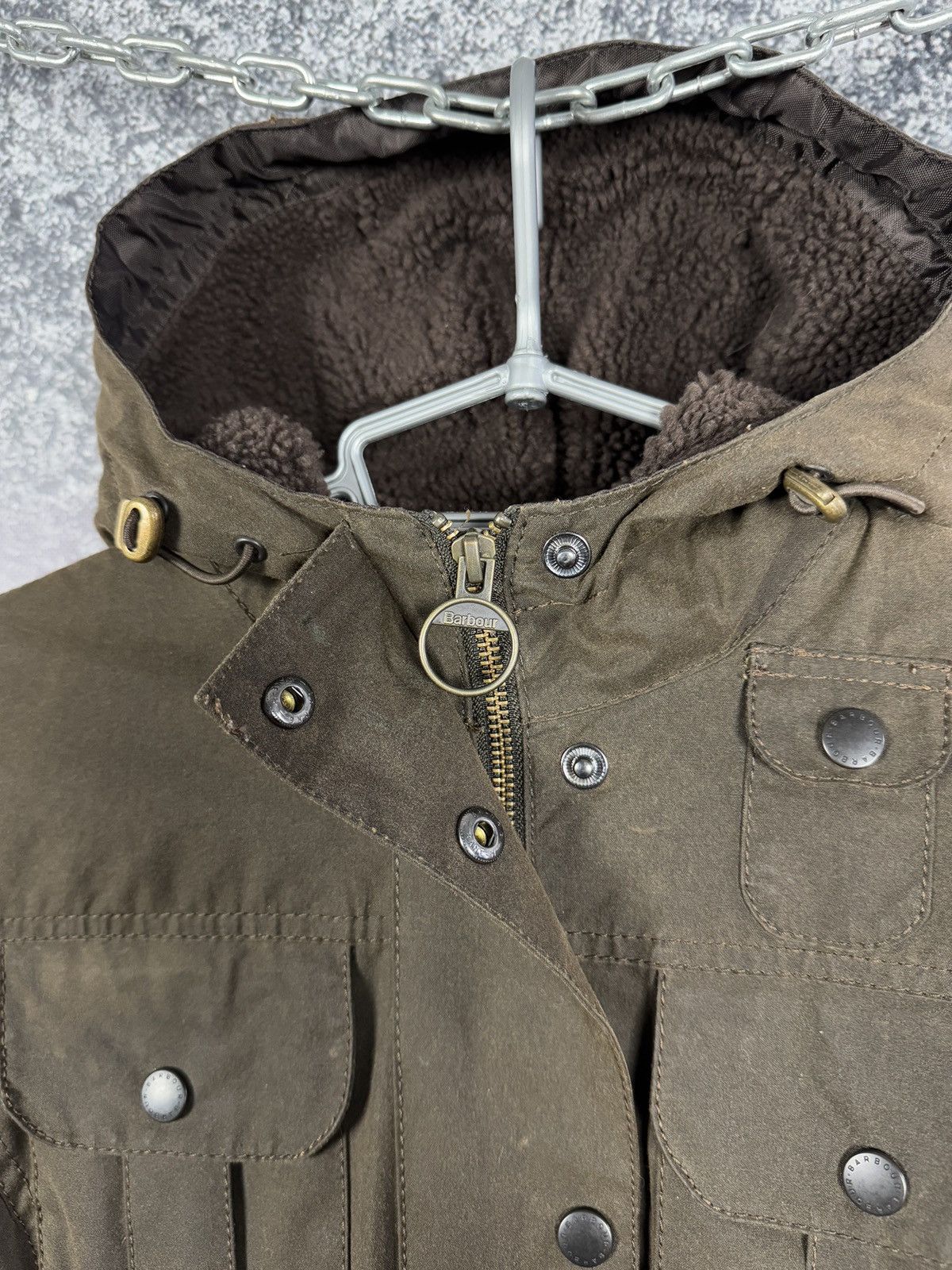 Barbour Barbour Winter Force Parka Wax Jacket Waxed Cotton Size UK 8 Size S / US 4 / IT 40 - 8 Thumbnail