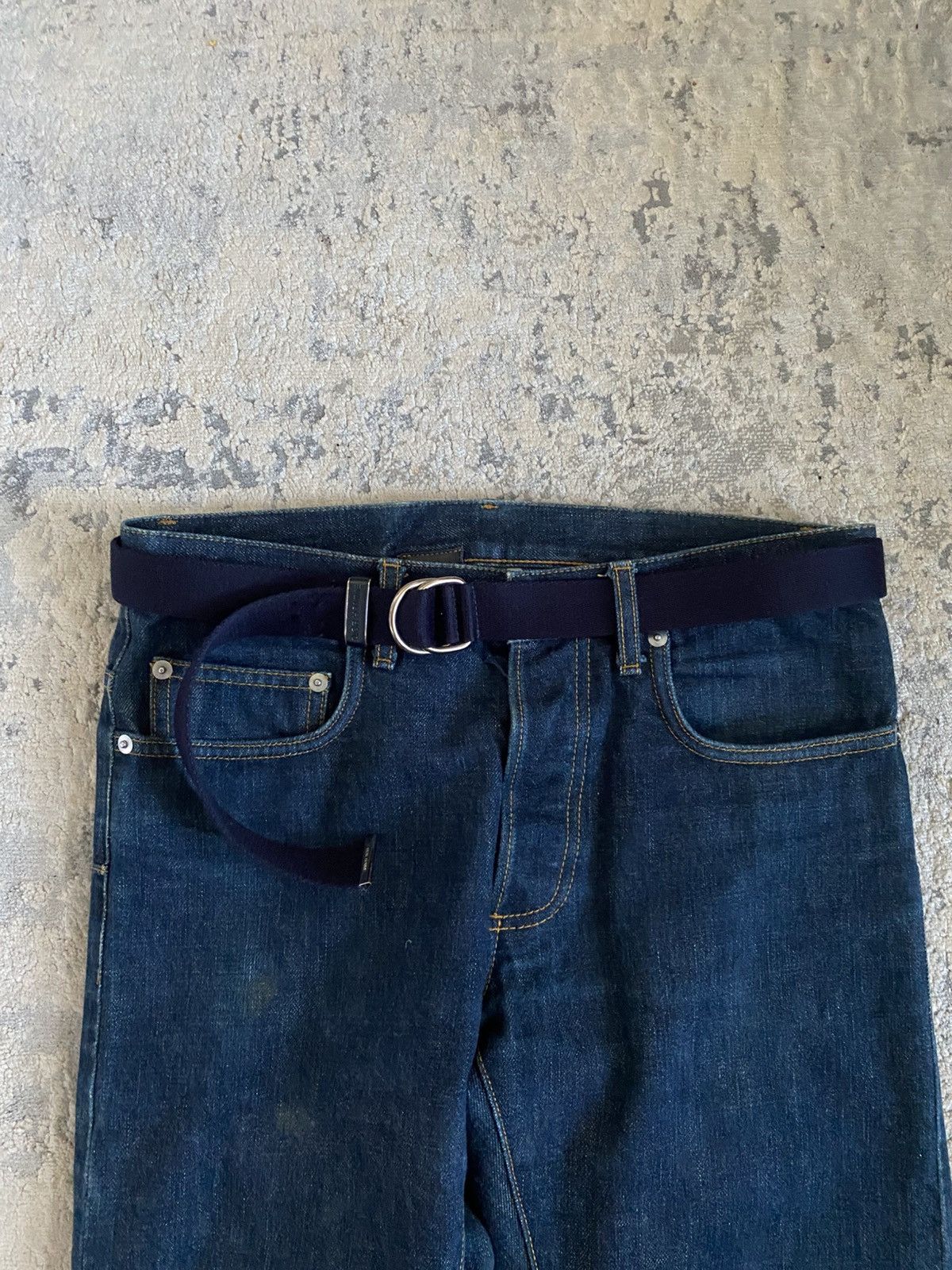 Dior Dior Homme Canvas Double D-Ring Belt – Black Size ONE SIZE - 2 Thumbnail