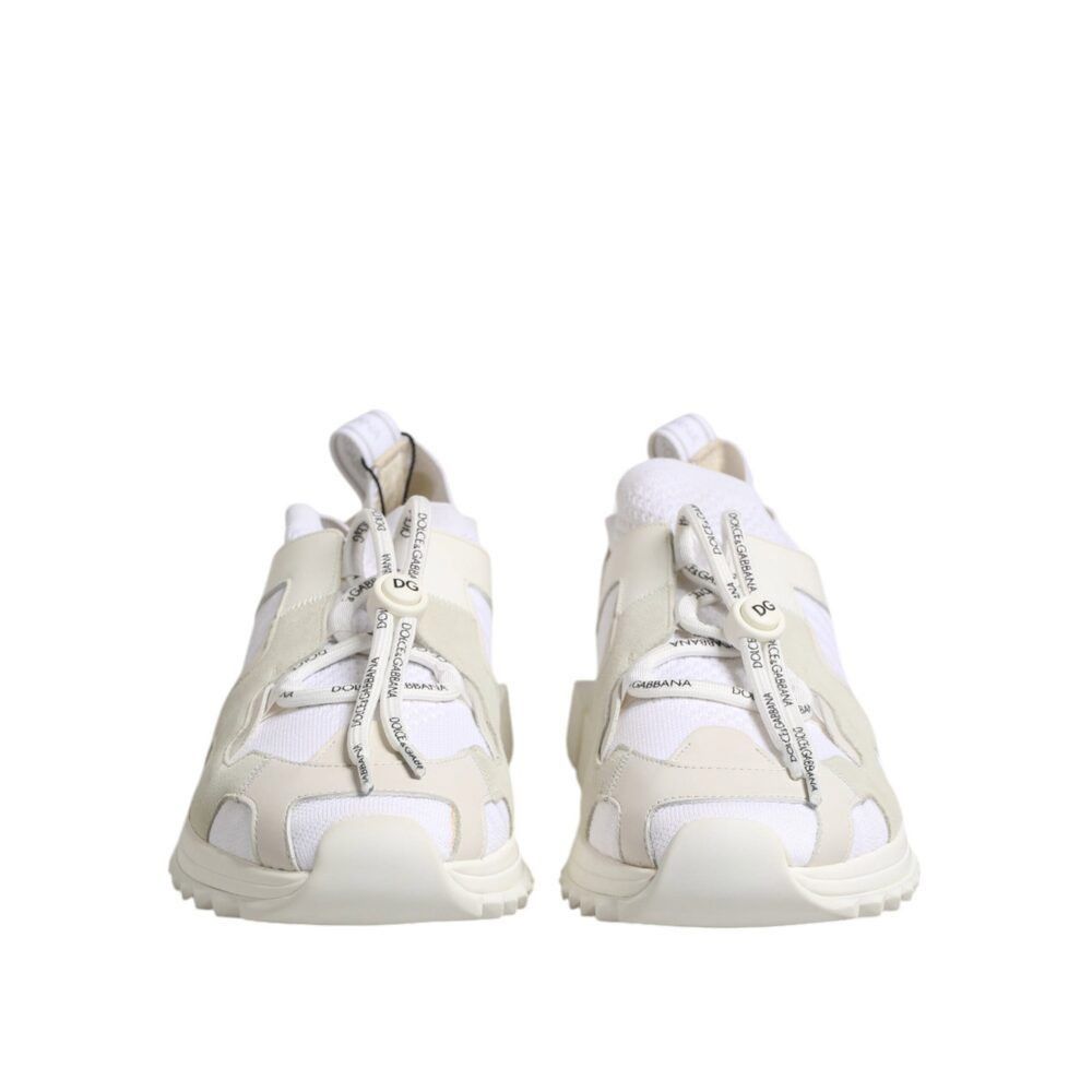 Dolce & Gabbana Dolce & Gabbana White Mesh Sorrento Trekking Sneakers Shoes Size US 9 / EU 42 - 2 Thumbnail
