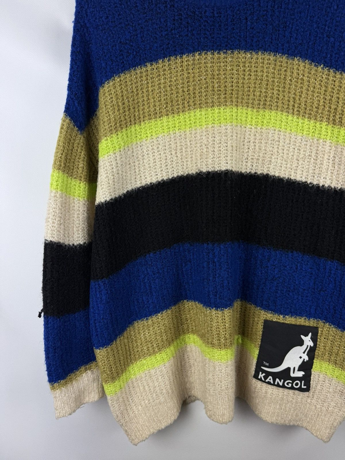 Kangol Kangol H&M Ladies Striped Oversized Sweater Pullover Size S Size S / US 4 / IT 40 - 7 Thumbnail
