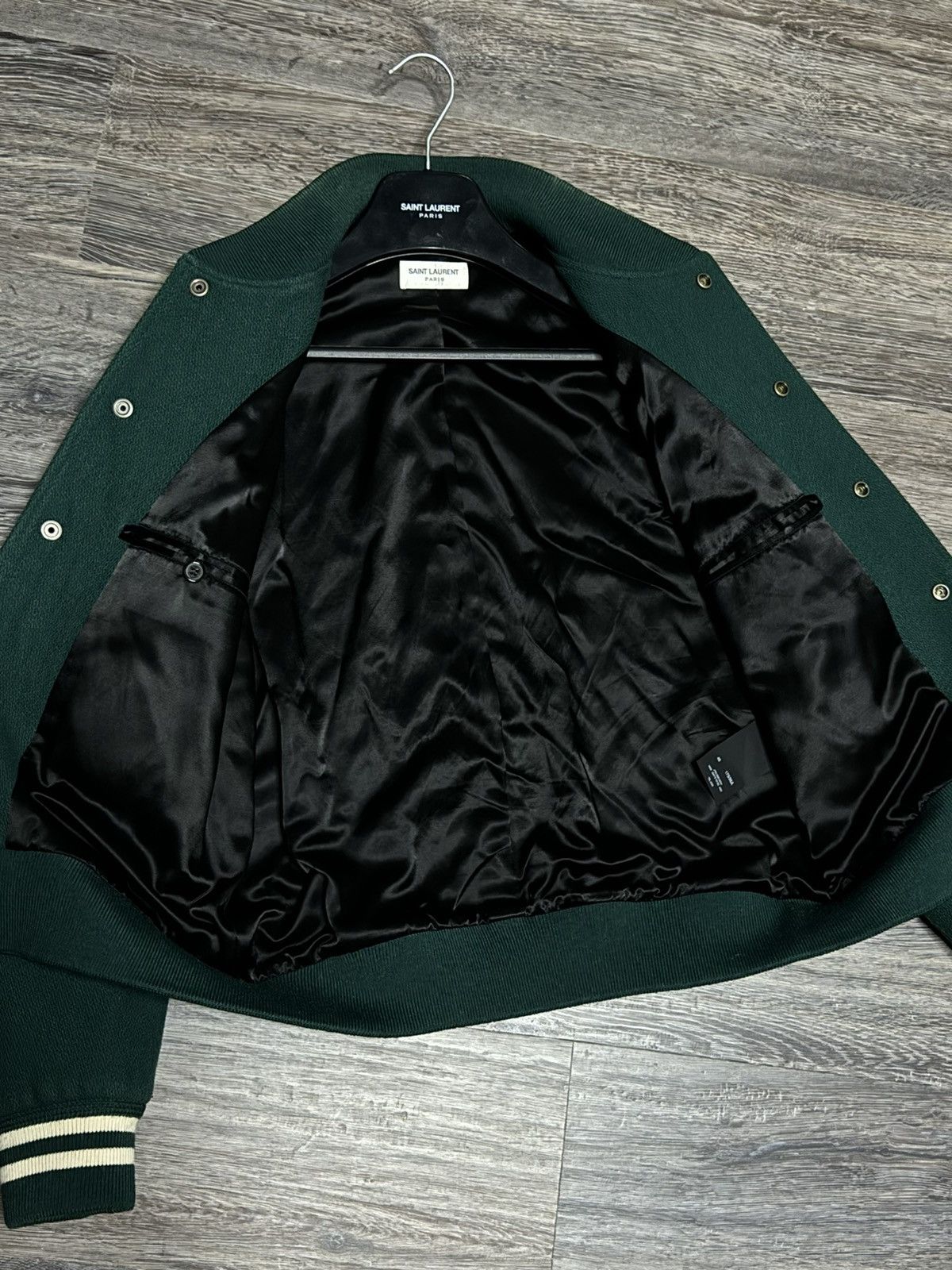 Saint Laurent Paris Saint Laurent Paris teddy jacket sz48 Size US M / EU 48-50 / 2 - 6 Thumbnail