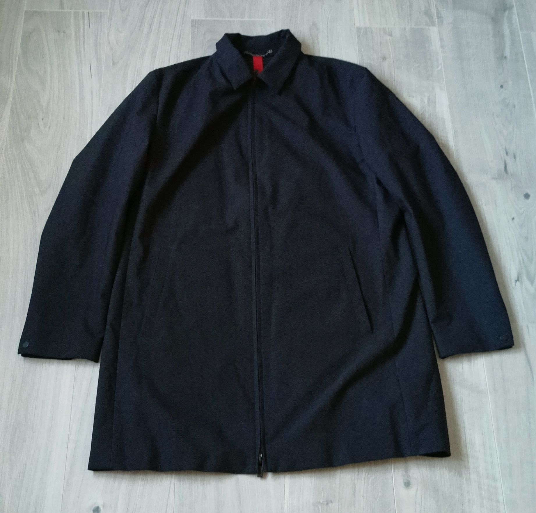 Hugo HUGO Hugo Boss Technical Waterproof Overcoat - Black Size 54 Size US XL / EU 56 / 4 - 1 Thumbnail