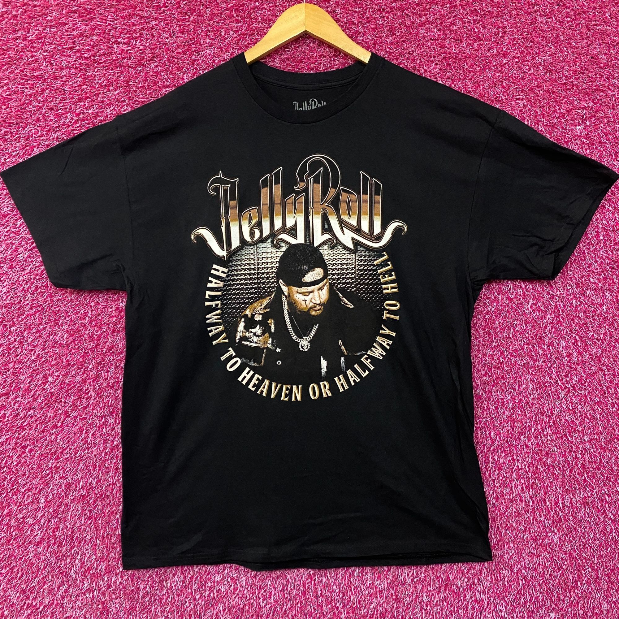 Band Tees Jelly Roll Halfway To Hell Whitsitt Chapel Album T-Shirt XL Size US XL / EU 56 / 4 - 1 Thumbnail